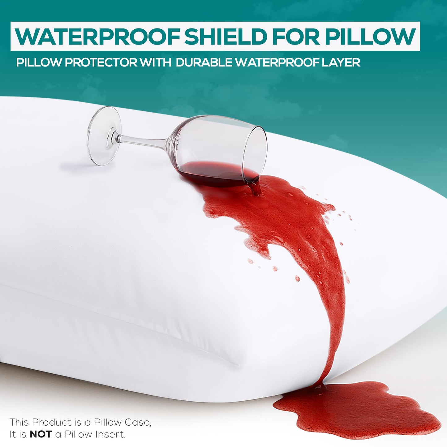 Utopia Bedding Waterproof Pillow Protectors Zippered Queen Size (2 Pack, White), Zippered Pillowcases, Bed Bug Proof Pillow Encasement Covers 20 x 28 Inches 🍁 All In One Marketplace Canada