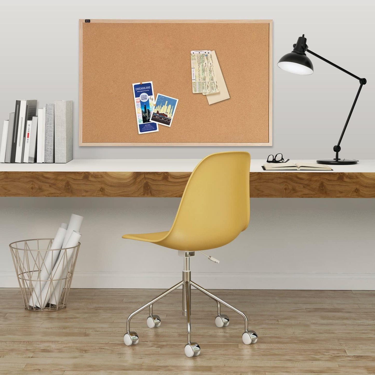 Quartet Natural Cork Bulletin Board, 35" x 23", Wood Finish MDF Frame, Self-healing Cork (2642638035) 🍁 All In One Marketplace Canada