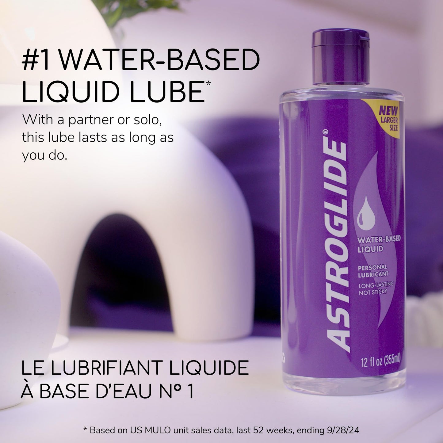 Astroglide Water Based Lube (355 mL) | Liquid Personal Lubricant, for Men, Women and Couples | Value Size 🍁 All In One Marketplace Canada