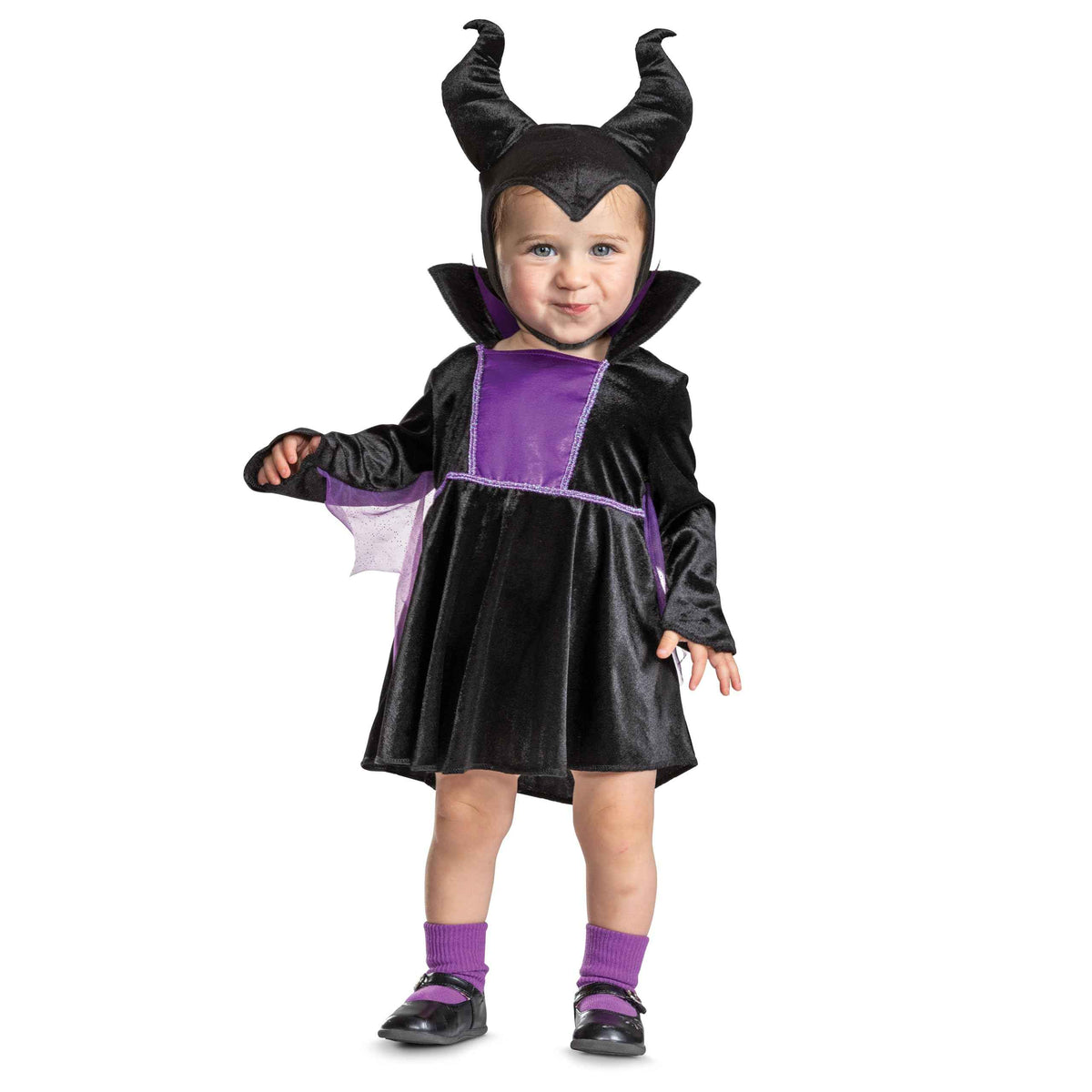 Maleficent Costume for Toddlers, Official Disney Snow White Maleficent Halloween Outfit, Todder Size (2T)