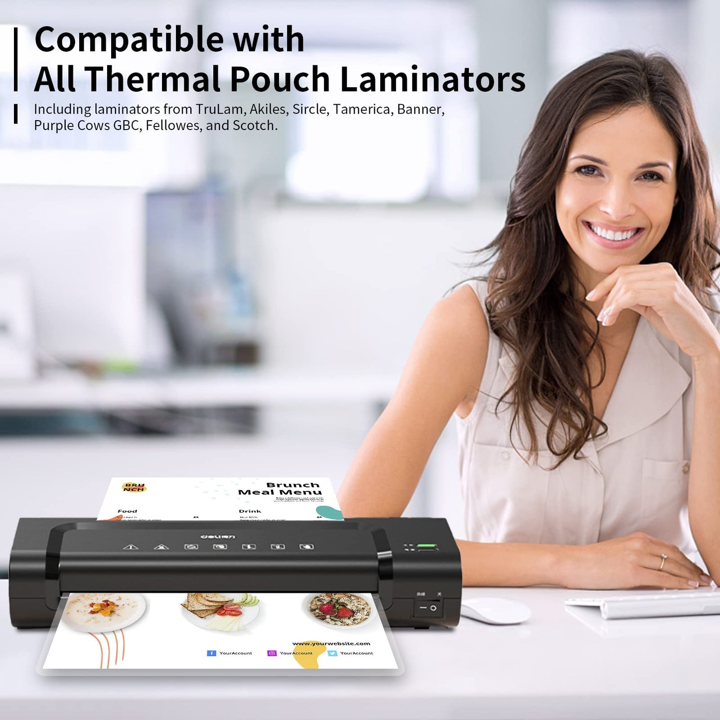 PAPRMA 3-MiL Laminating Sheets 200 Packs, Laminate Pouches Holds 8.5-x-11-inch Sheet, Clear Thermal Laminator Paper 9-x-11.5-inch 🍁 All In One Marketplace Canada