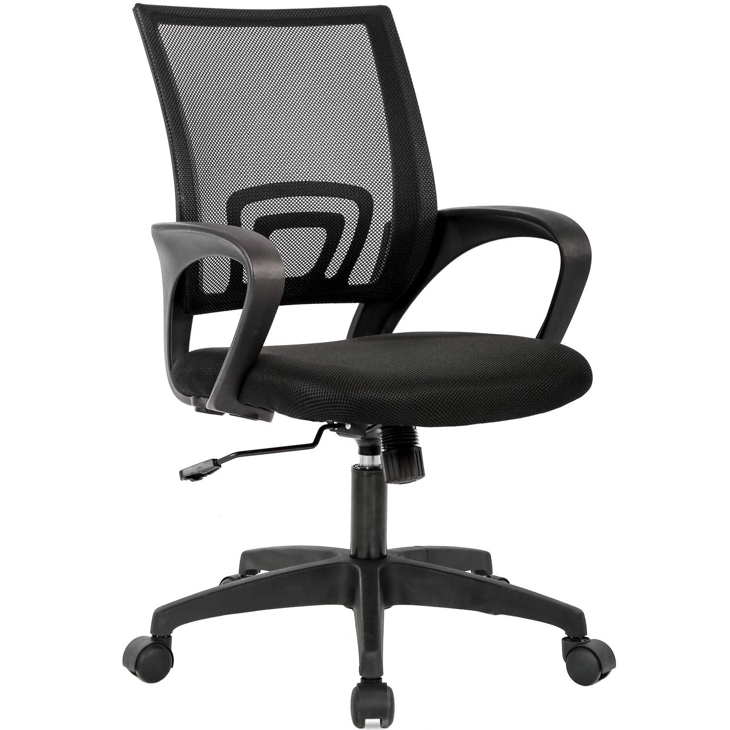 BestOffice Home Office Chair Ergonomic Desk Chair Mesh Computer Chair with Lumbar Support Armrest Executive Rolling Swivel Adjustable Mid Back Task Chair for Women Adults, Black (Black) 🍁 All In One Marketplace Canada