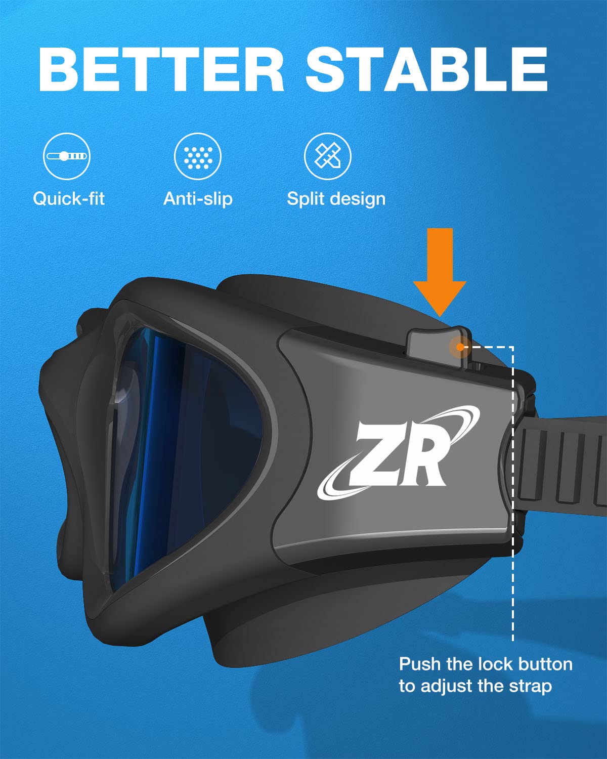 ZIONOR Swimming Goggles G1 Polarized Swim Goggles UV Protection Watertight Anti-Fog Adjustable Strap Comfort fit for Unisex Adult Men and Women-Black Frame Smoke Lens 🍁 All In One Marketplace Canada
