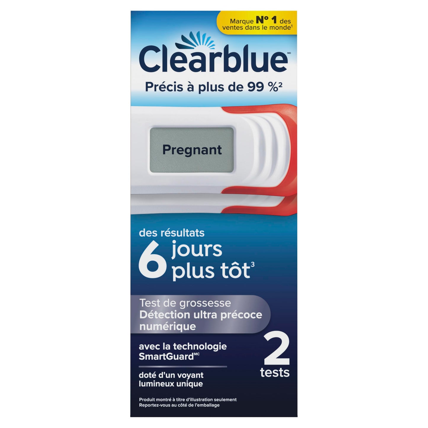 Clearblue Digital Ultra Early Pregnancy Test, No Test Can Tell You Sooner, 2 Digital Tests 🍁 All In One Marketplace Canada