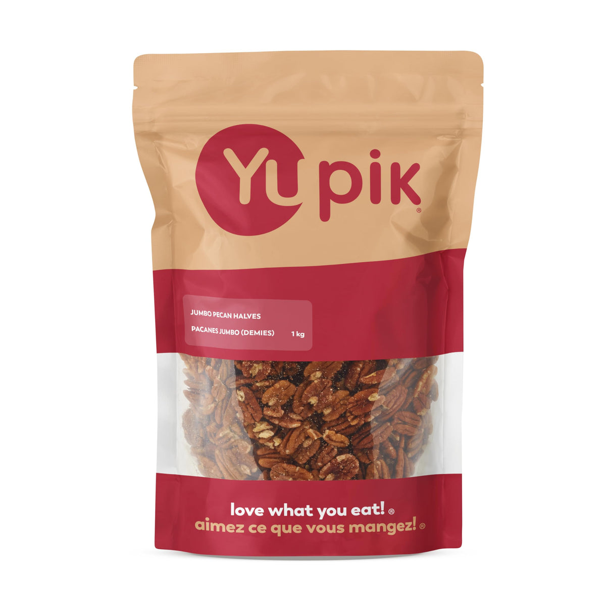 Yupik Jumbo Pecans, Halves, 1 kg, Kosher, Gluten-Free, Raw Nuts, Half Pieces, Unsalted, Unroasted, Oil-Free, Crunchy, Source of Fiber, Healthy Snacks, Ideal for Baking & Cooking 🍁 All In One Marketplace Canada