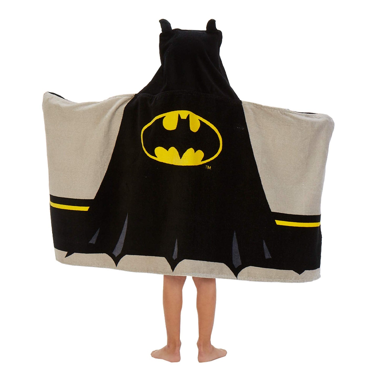 Batman Kids Bath/Pool/Beach Super Soft Cotton Terry Hooded Towel Wrap, 24" x 50", (Officially Licensed Product) By Franco 🍁 All In One Marketplace Canada