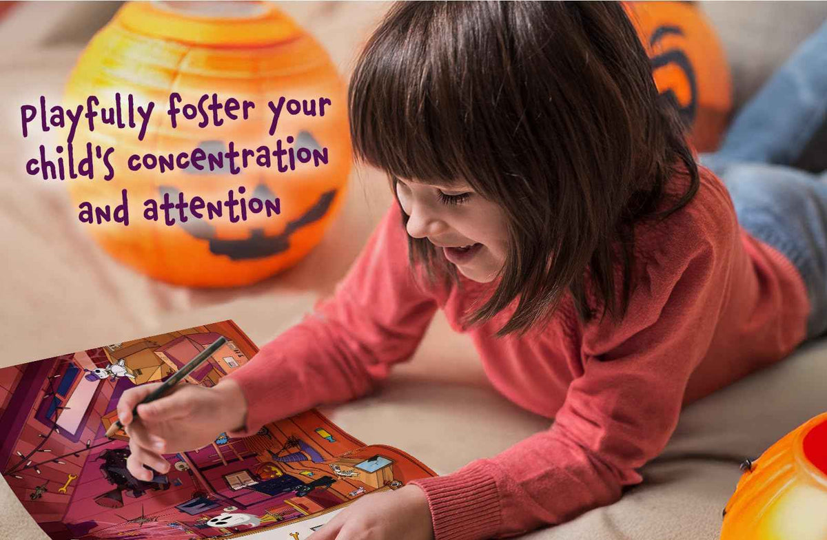 I Spy Halloween in the Spooky Mansion: Spot Pumpkins, Candy, Friendly Monsters & More! A Cute Halloween Gift for Toddlers