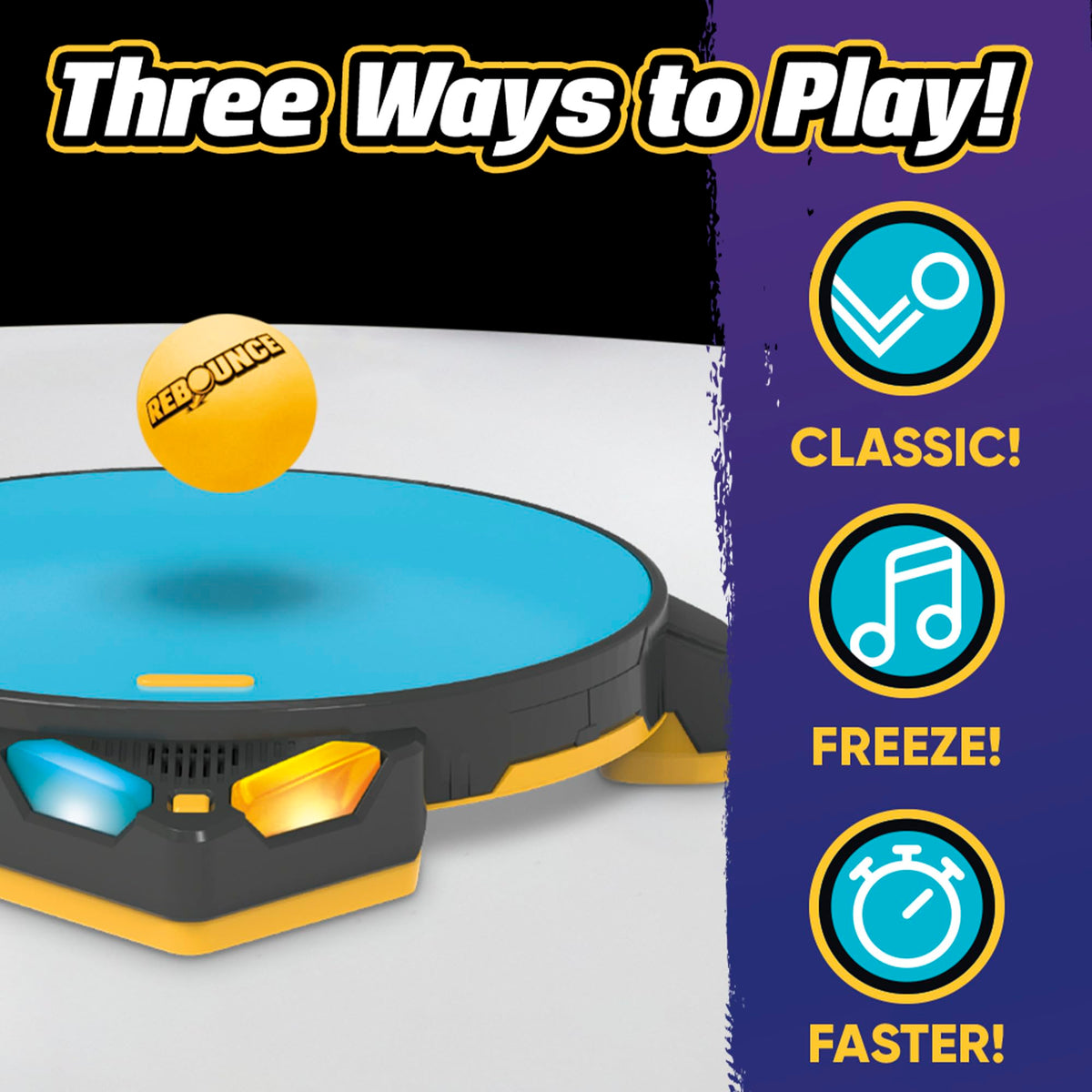 Rebounce Game | Indoor and Outdoor Electronic Action Game for Kids, Teens, and Adults | Ages 8+ | 2 to 6 Players | 10 Mins. | Family Travel Games (English Version) 🍁 All In One Marketplace Canada