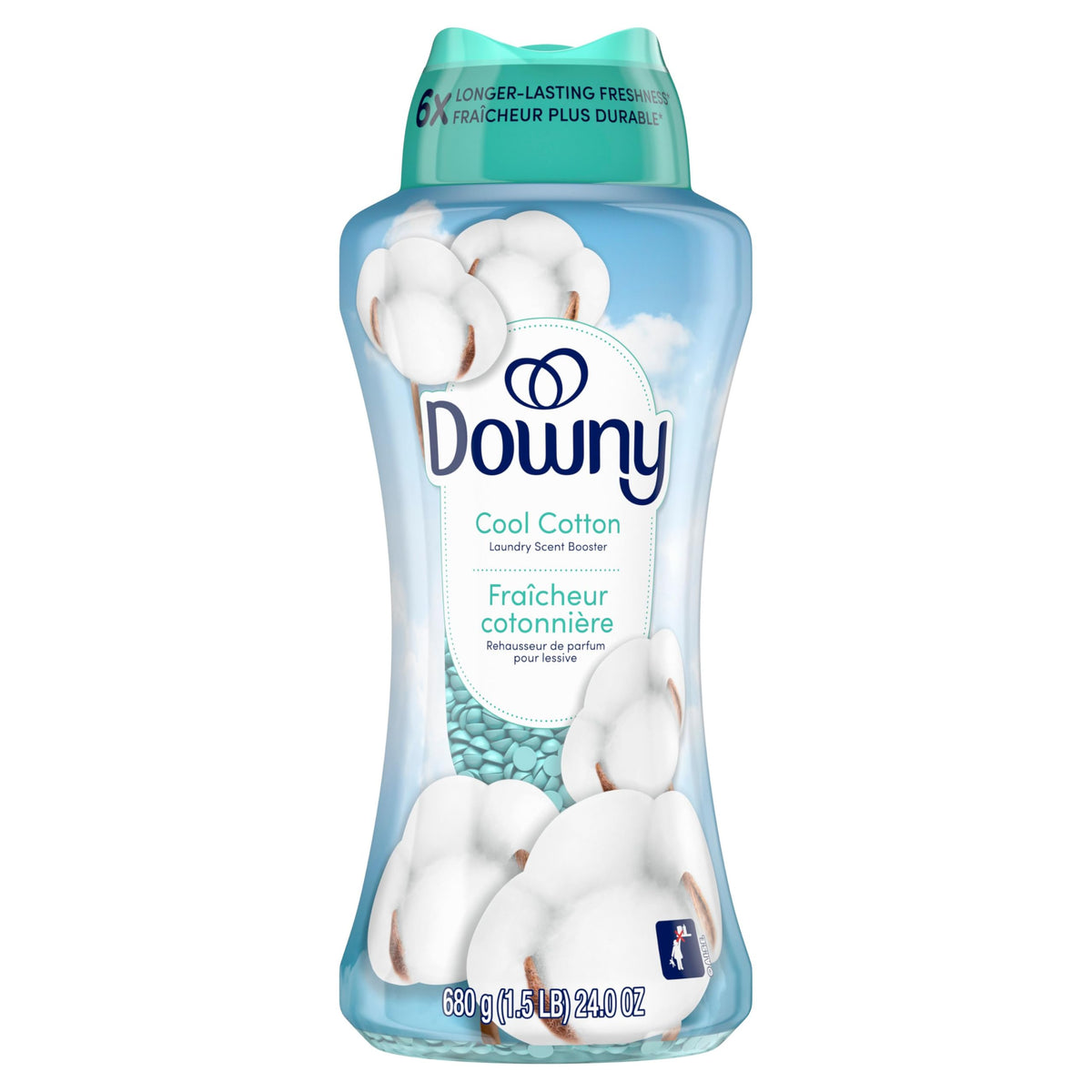 Downy In-Wash Laundry Scent Booster Beads, Cool Cotton, 24 oz 🍁 All In One Marketplace Canada