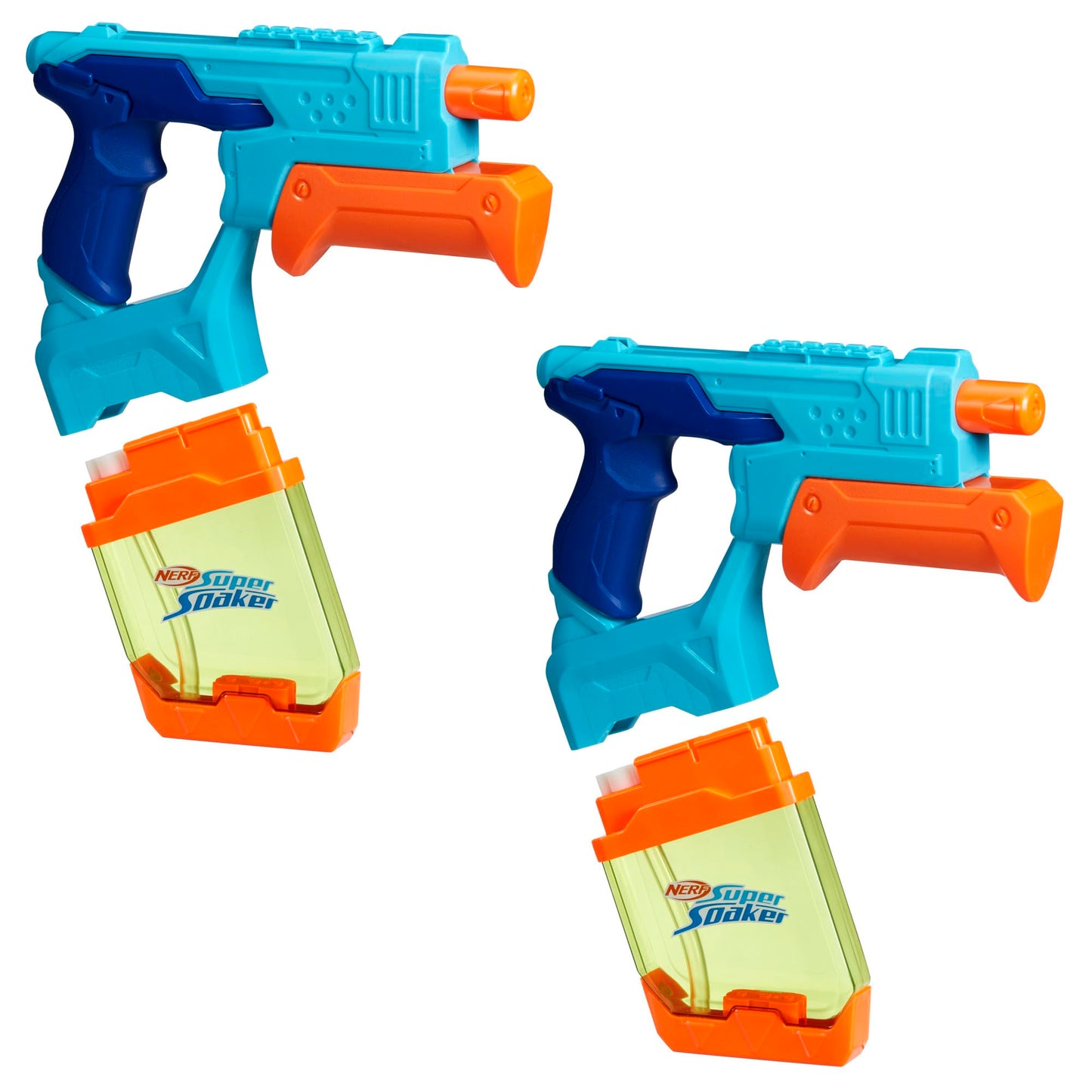 Nerf Super Soaker Dunk-Fill 2-Pack, 2 Water Blasters, Easy Instant Fill Tanks, Just Dunk & Go, 10.1 Fluid Ounce Tanks, Water Toys, Ages 6+ 🍁 All In One Marketplace Canada