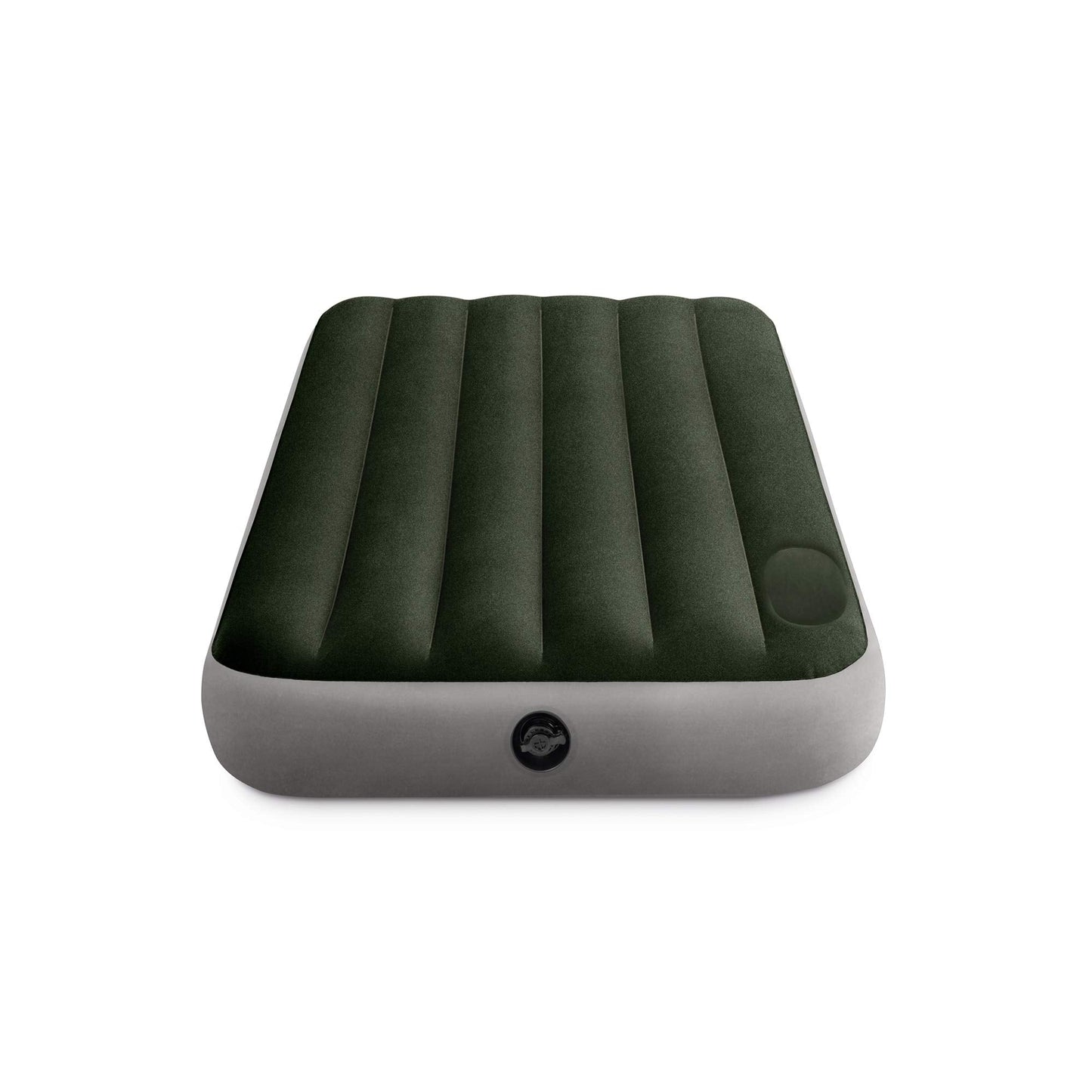 INTEX 64761E Dura-Beam Standard Downy Air Mattress: Fiber-Tech – Twin Size – Built-in Foot Pump – 10in Bed Height – 300lb Weight Capacity 🍁 All In One Marketplace Canada