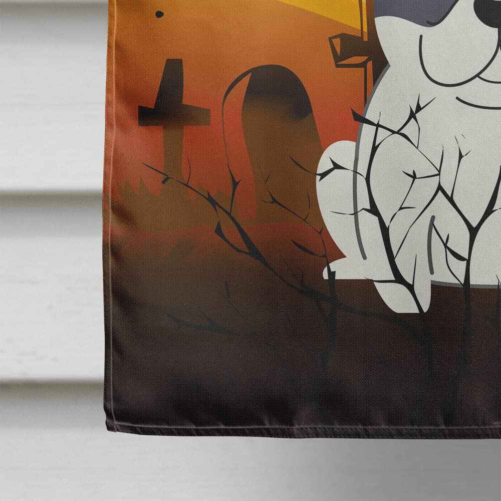 Caroline's Treasures BB4277CHF Halloween French Bulldog Piebald Flag Canvas House Size, Large, Multicolor