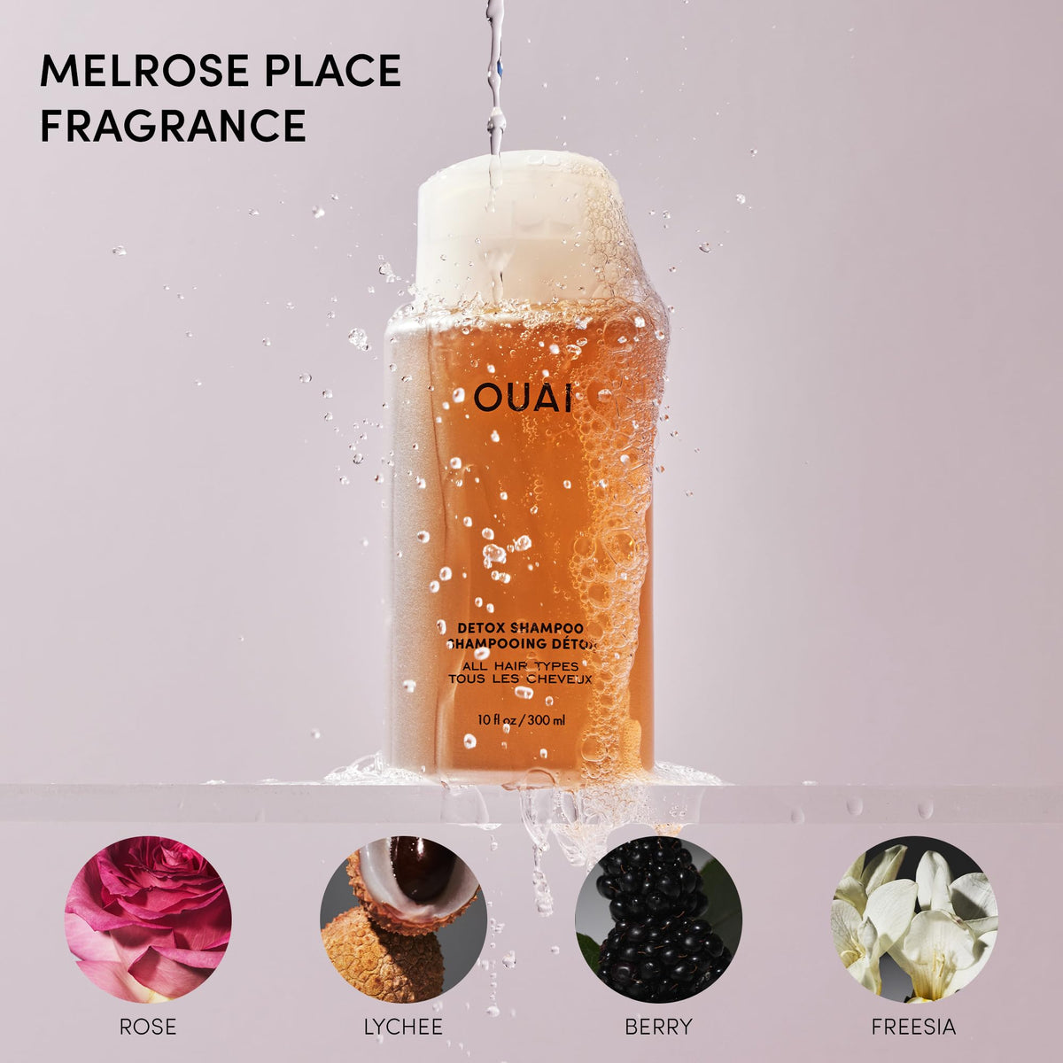 OUAI Detox Shampoo - Clarifying Shampoo for Build Up, Dirt, Oil, Product and Hard Water - Apple Cider Vinegar & Keratin for Clean, Refreshed Hair - Sulfate-Free Hair Care (10 oz) 🍁 All In One Marketplace Canada