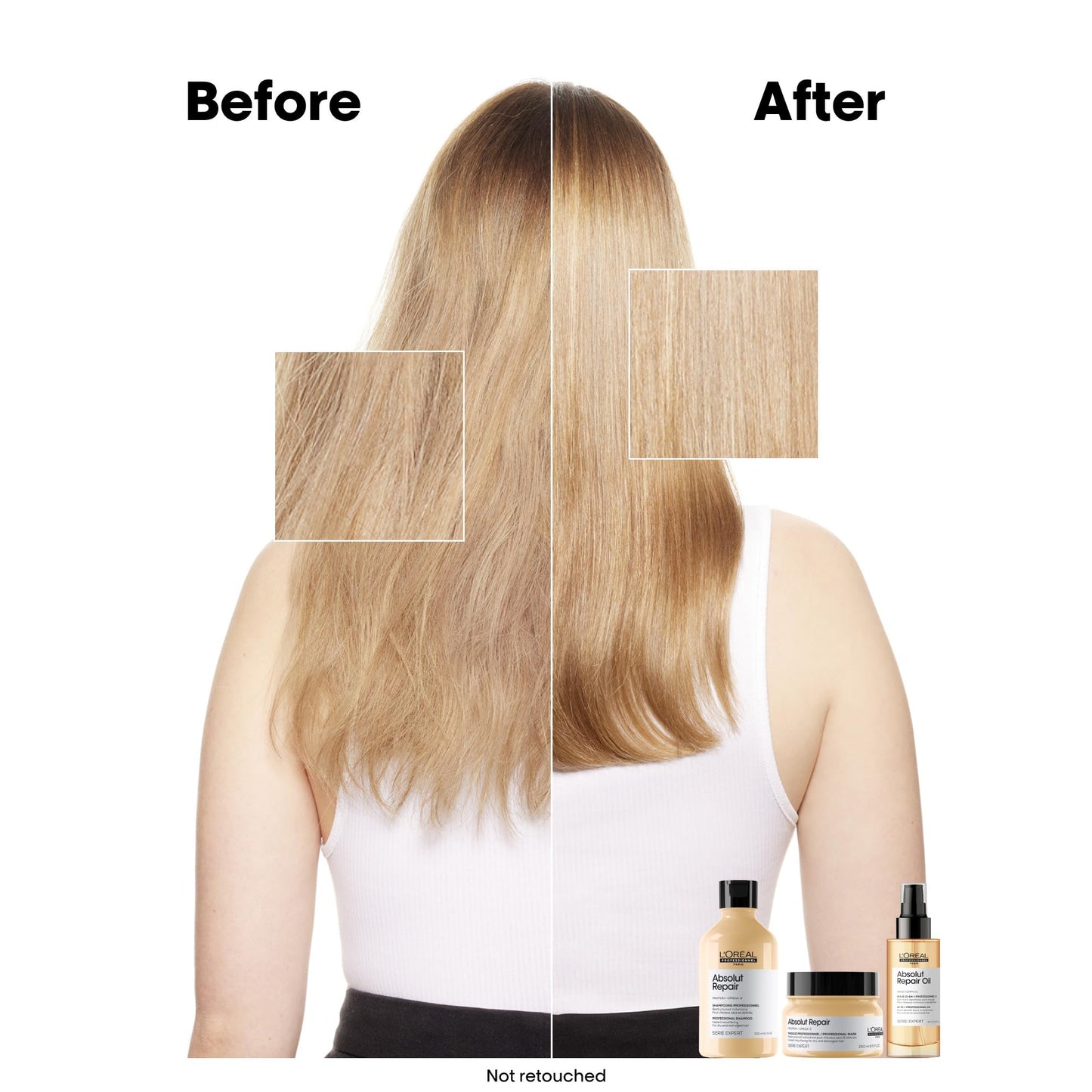 L'Oreal Professionnel Absolut Repair Shampoo, Repairing Shampoo for Dry & Damaged Hair, Restructures & Adds Shine, With Protein & Omega 9 🍁 All In One Marketplace Canada