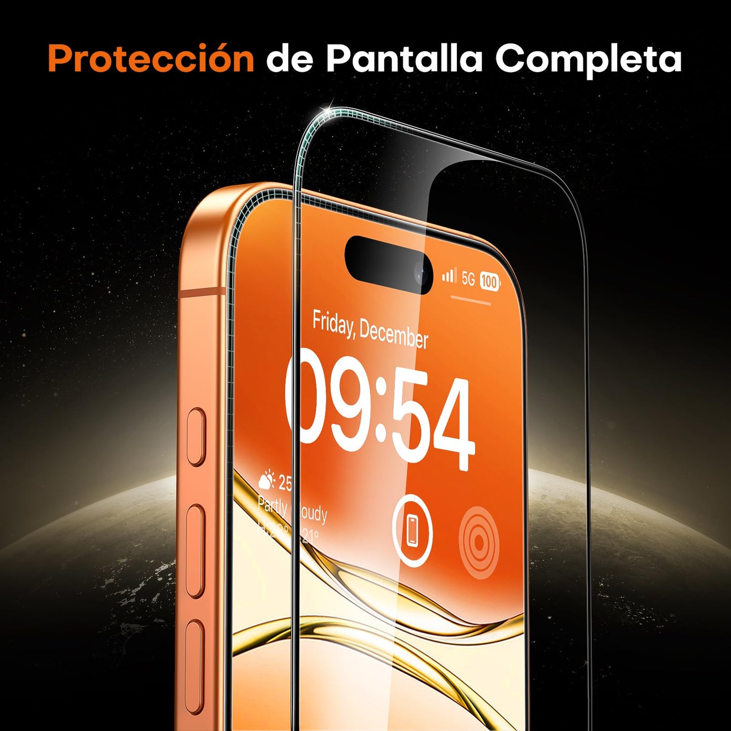 TOCOL 2 Pack for iPhone 16 Pro Max Screen Protector [Instant Installation][Auto-Dust Removal][HD Clear], Unbreakable 9H+Hardness Shatterproof Tempered Glass [Bubble Proof] 🍁 All In One Marketplace Canada