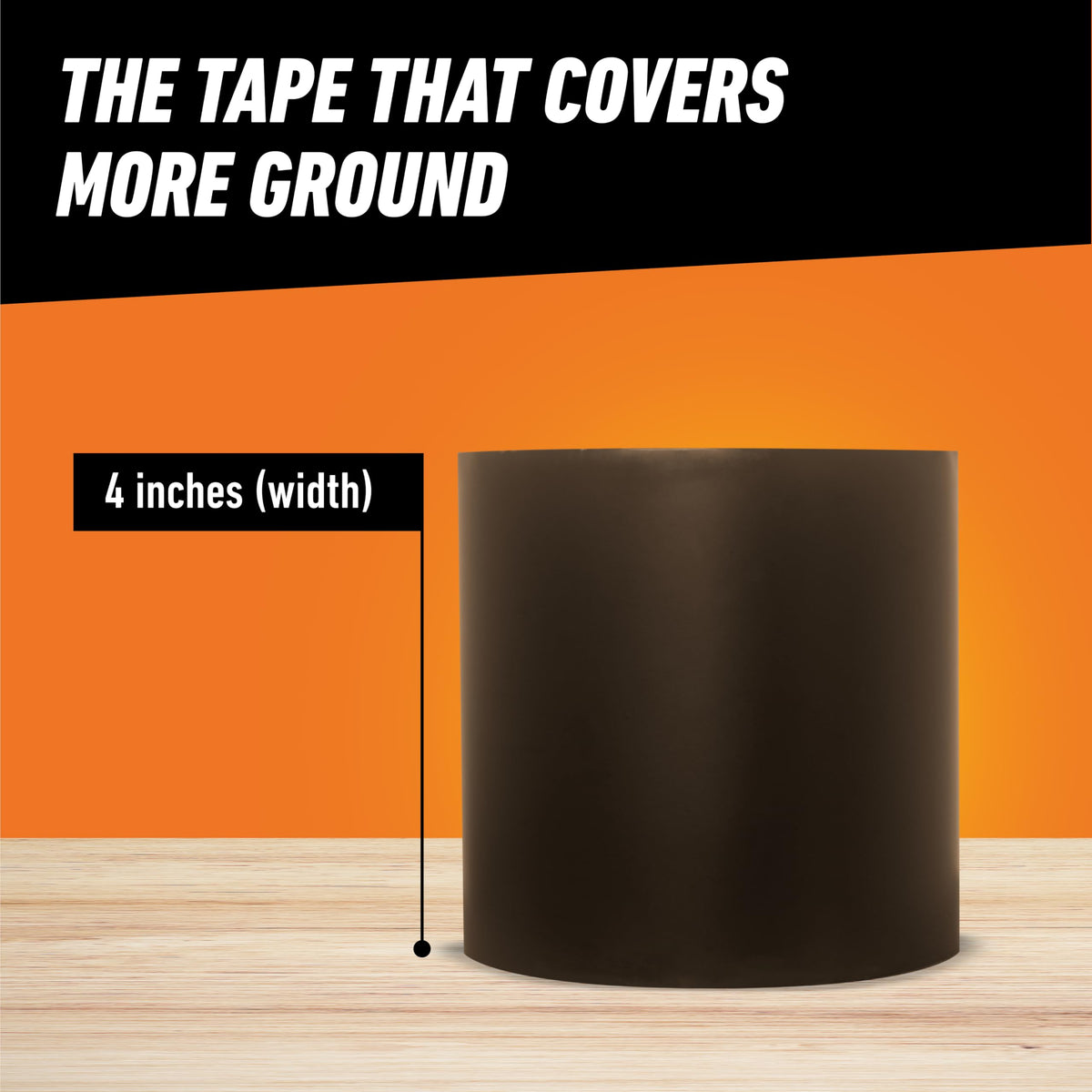 Gorilla Waterproof Patch & Seal Tape, Heavy-Duty, Instantly Seals, Works Underwater, Indoor/Outdoor, Flexible Permanent Bond, 4 in x 10 ft, Black, 1 Pack 🍁 All In One Marketplace Canada