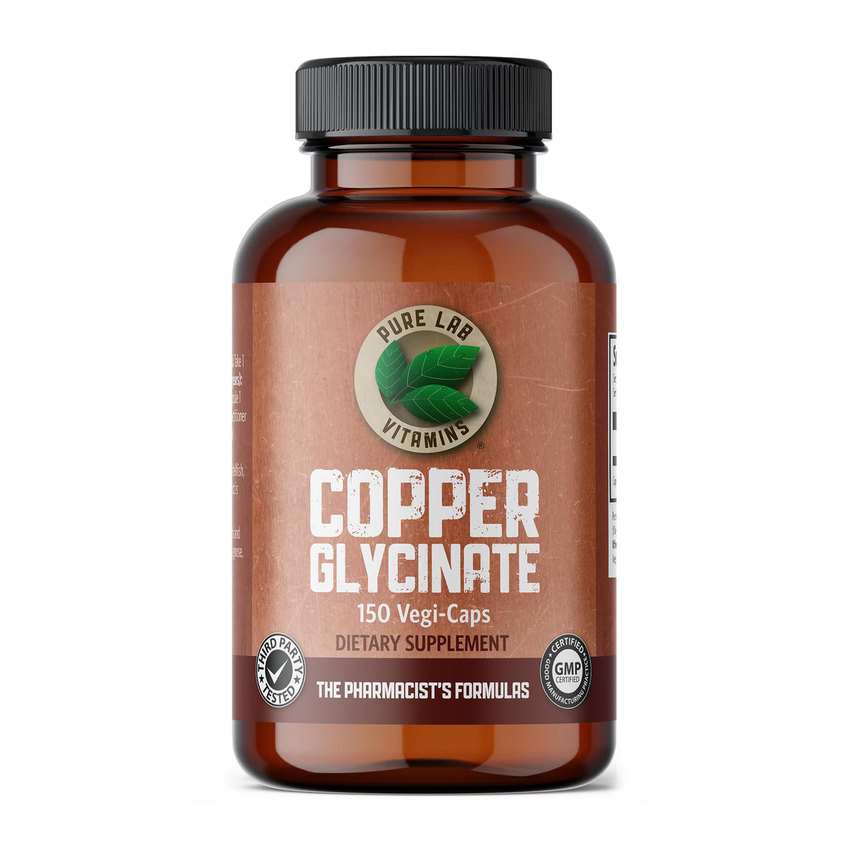 Pure Lab Vitamins Copper Glycinate 1mg - 150 Vegi-caps 🍁 All In One Marketplace Canada