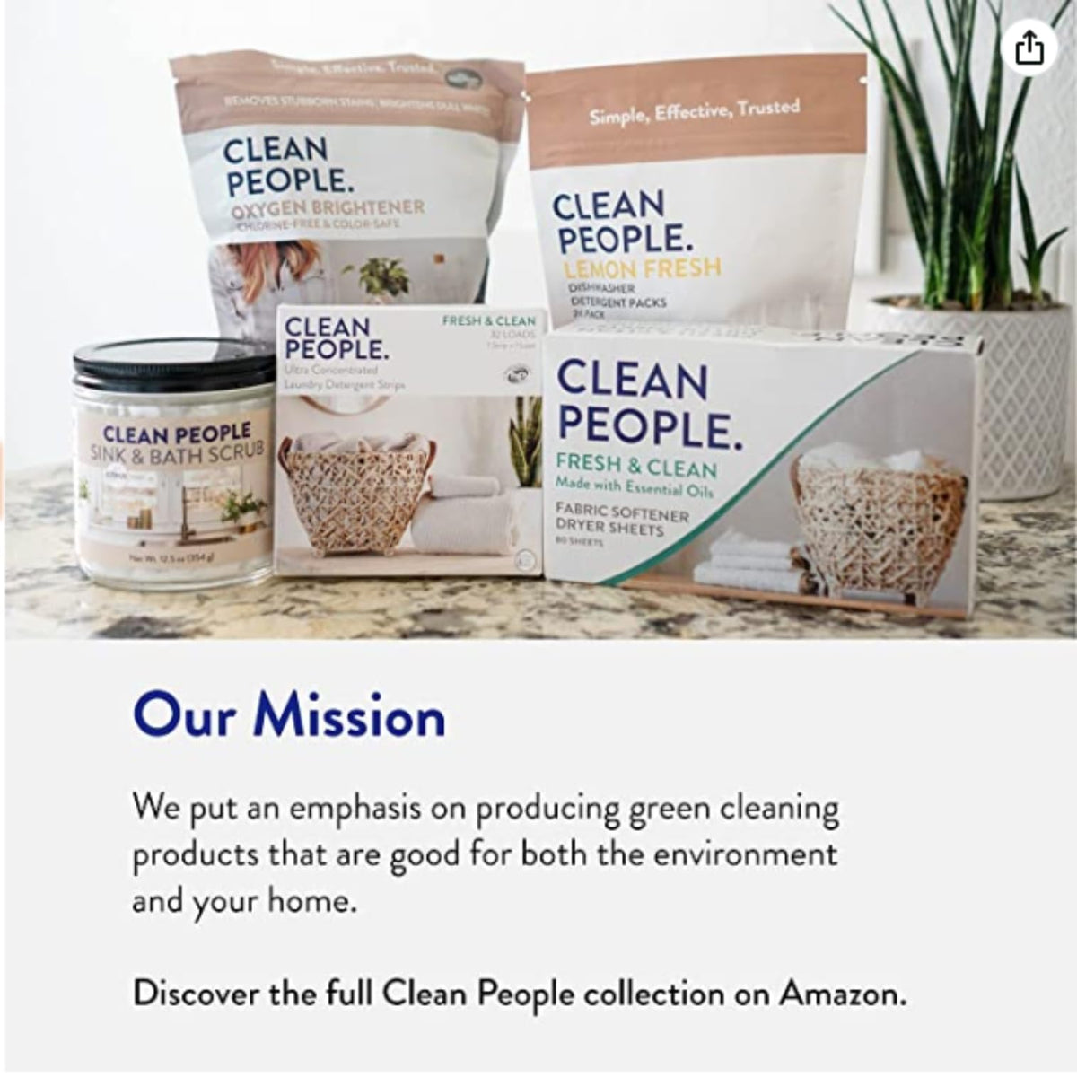 Clean People Laundry Detergent Sheets - Recyclable Packaging, Hypoallergenic, Stain Fighting - Ultra Concentrated, Laundry Soap - Fresh Scent, 192 Pack 🍁 All In One Marketplace Canada