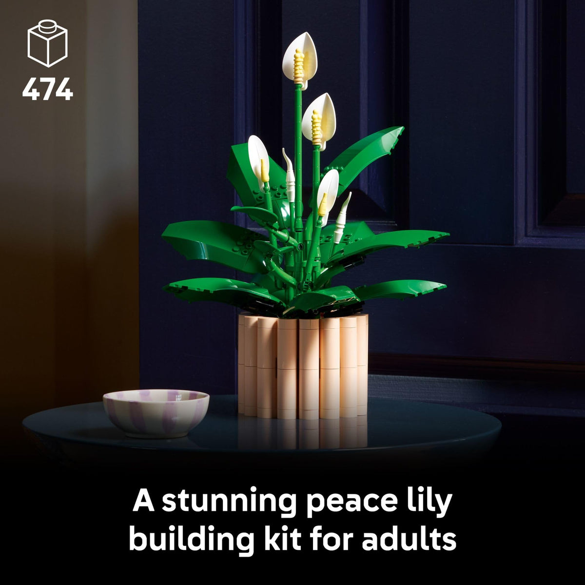 LEGO Botanicals Peace Lily Flower Building Set for Adults - DIY Bedroom, Book Shelf & Office Decor for Women & Men, Ages 18+ - Artificial Flowers Crafting Kit - Gift Idea for Birthdays - 11504 🍁 All In One Marketplace Canada