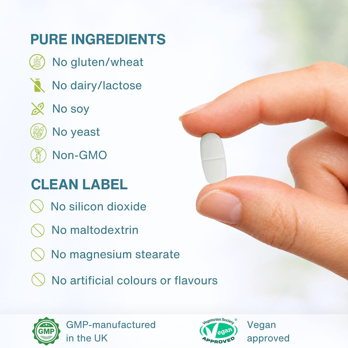 Igennus Superior Triple Magnesium Complex, 262mg Body-Ready Elemental Magnesium, Taurate, Glycinate & Citrate, High Absorption, Fully Reacted & Chelated, Clean Label, Non-Buffered, 60 Vegan Tablets 🍁 All In One Marketplace Canada