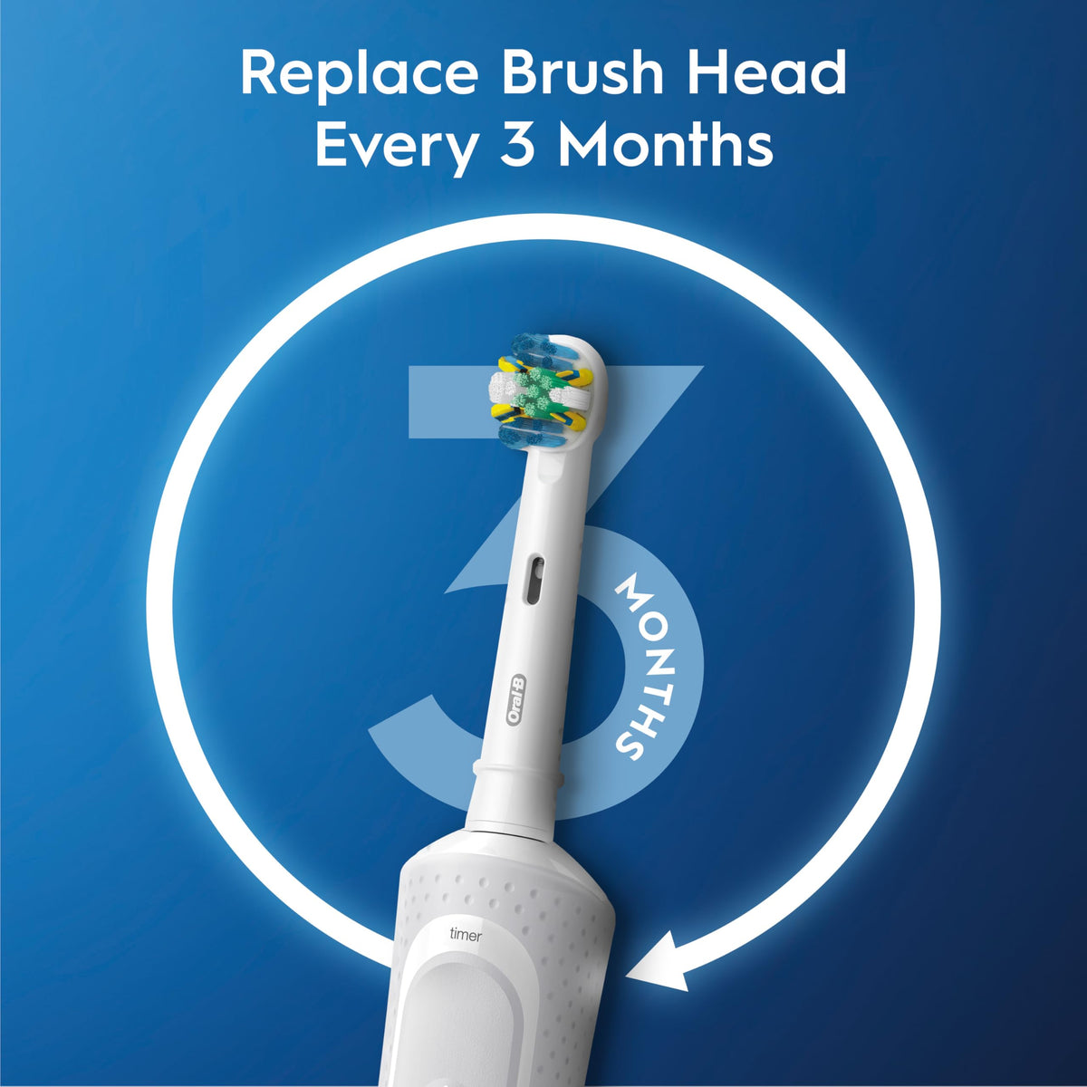 Oral-B Pro 300 Floss Action Vitality Electric Toothbrush with (1) Brush Head, Rechargeable, White 🍁 All In One Marketplace Canada