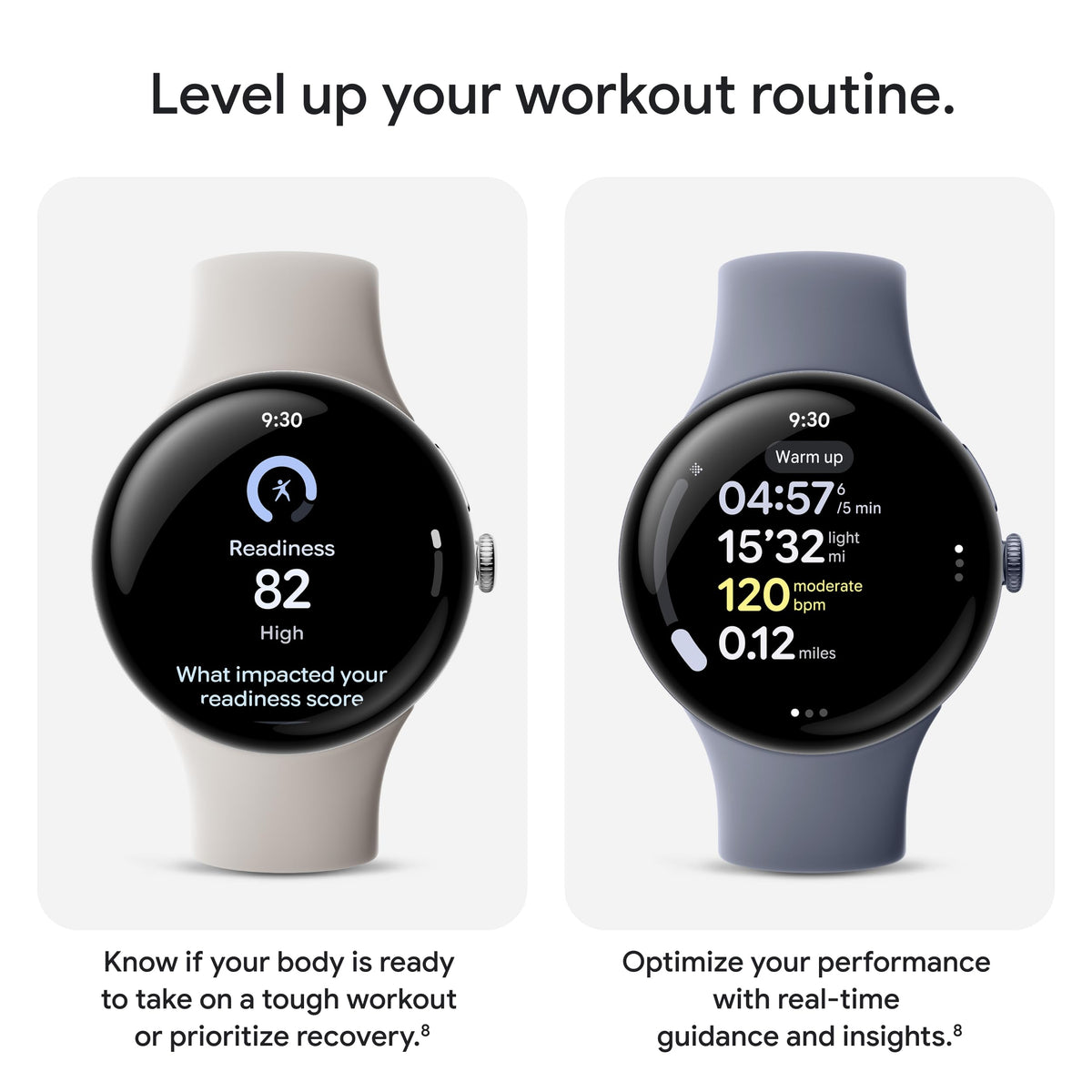Google Pixel Watch 4 (45mm) - Satin Moonstone Case - Moonstone Band - Wi-Fi 🍁 All In One Marketplace Canada
