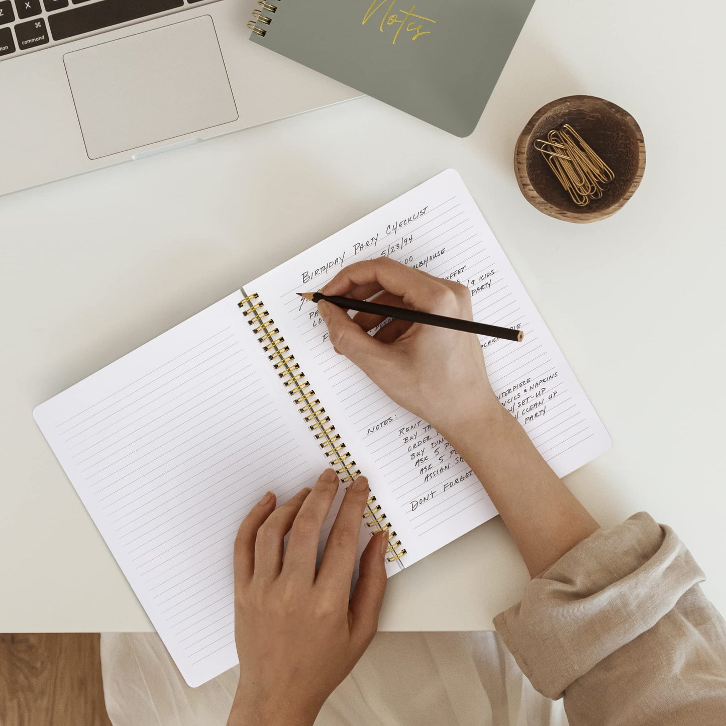 ZICOTO Aesthetic Spiral Notebook Set of 3 For Women - Cute College Ruled 8x6 Journal/Notebook with Large Pockets And Lined Pages - Perfect Supplies to Stay Organized at Work or School 🍁 All In One Marketplace Canada