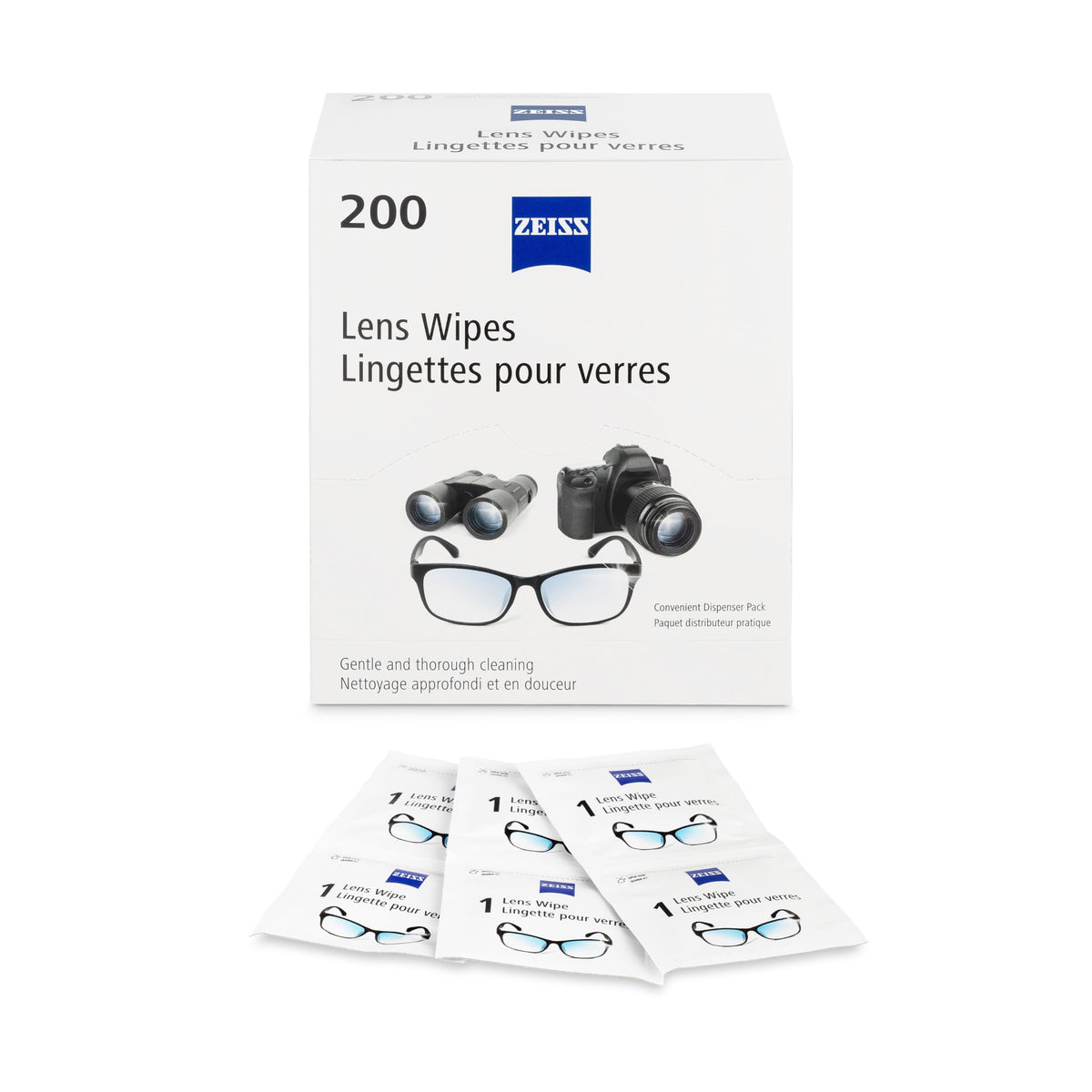 ZEISS Pre-Moistened Lens Cleaning Wipes, 200 Count 🍁 All In One Marketplace Canada