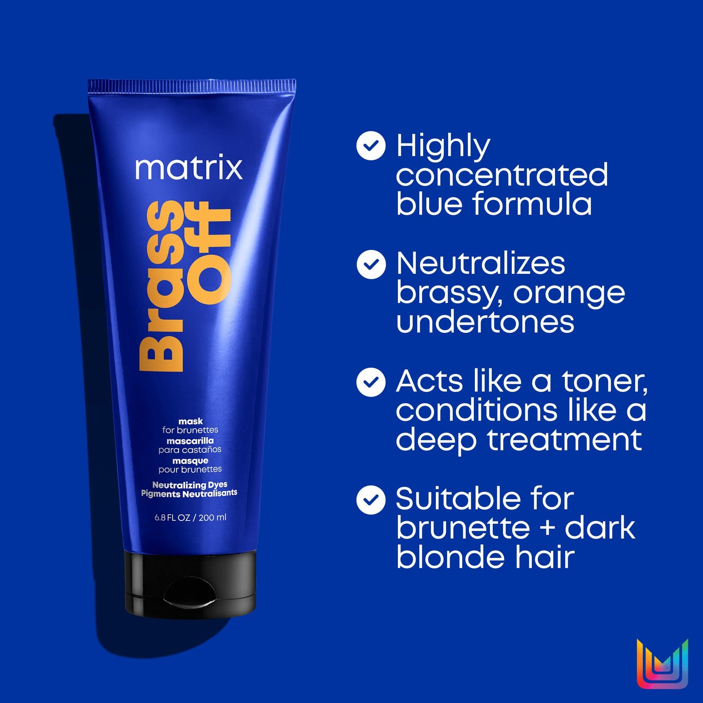 Matrix Brass Off Blue Hair Mask for Brassy Brunette Hair 🍁 All In One Marketplace Canada