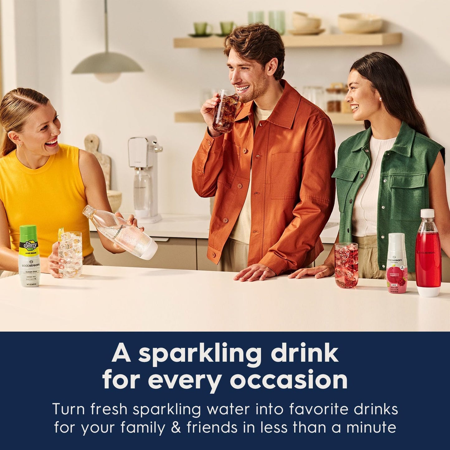 SodaStream Terra Sparkling Water Maker Bundle (White), with CO2, DWS Bottle, and Bubly Drops Flavors 🍁 All In One Marketplace Canada