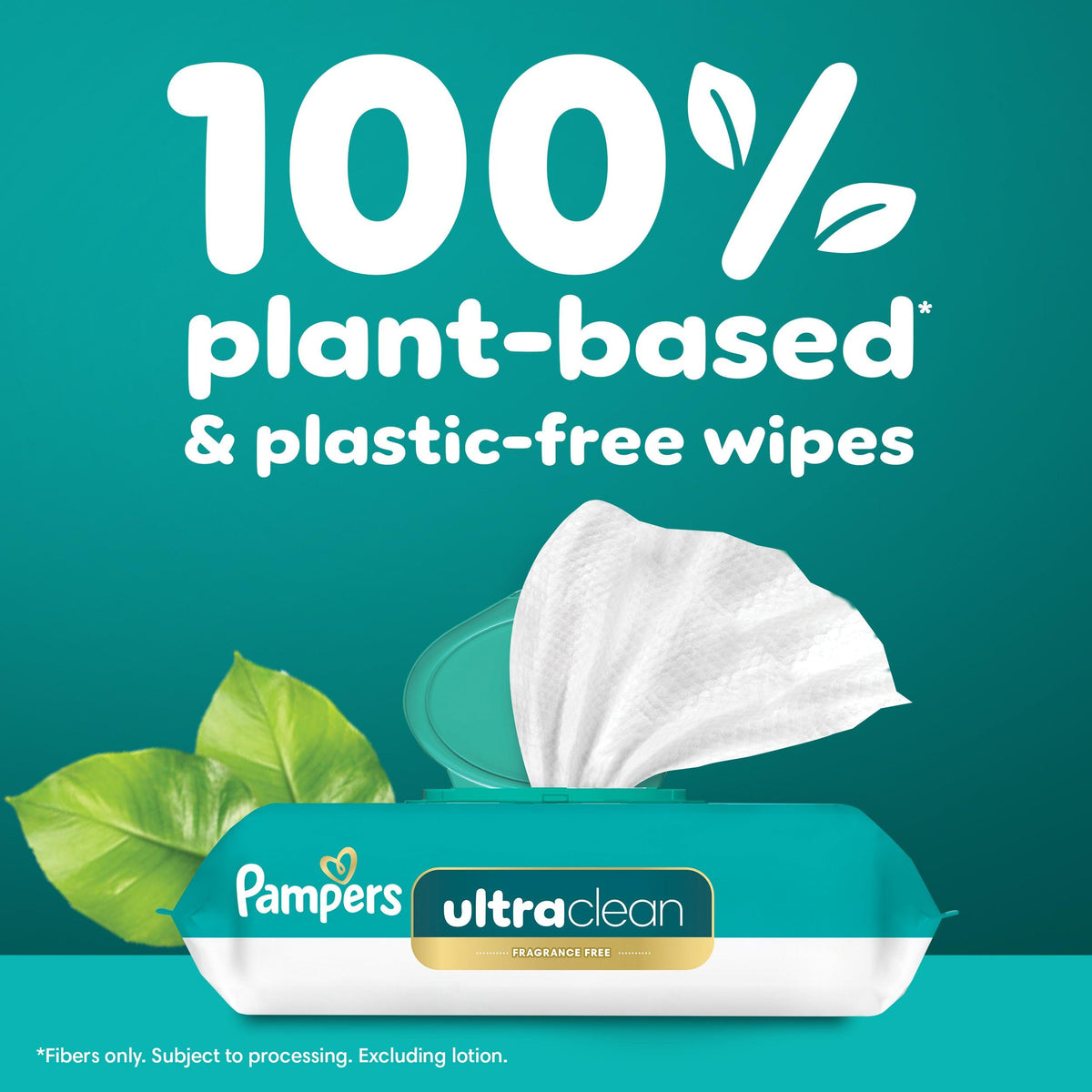 Pampers Free & Gentle 100% Plant-Based Fragrance Free Baby Wipes, 6 pack, 468 Count 🍁 All In One Marketplace Canada