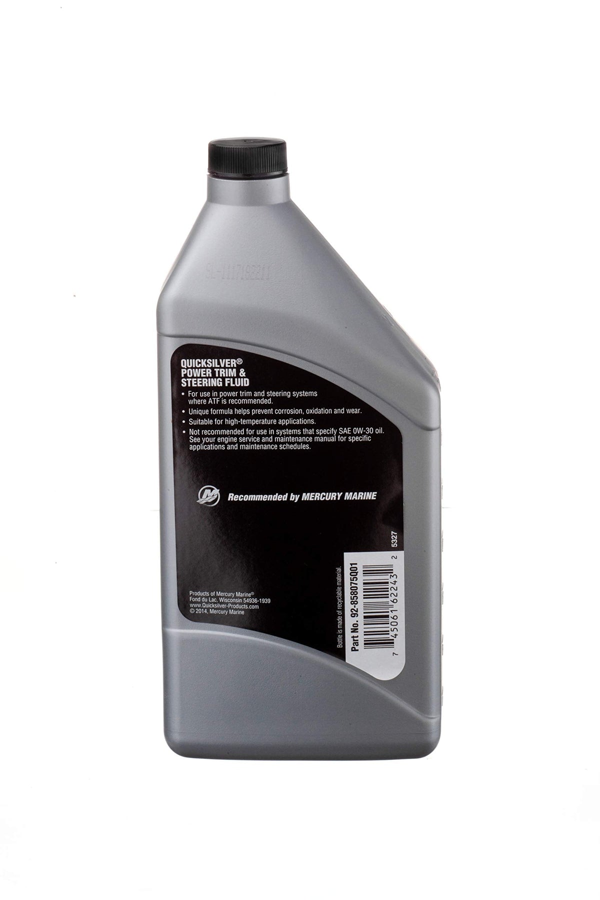 Quicksilver 858075Q01 Power Trim and Steering Fluid, 32 Oz. Bottle 🍁 All In One Marketplace Canada