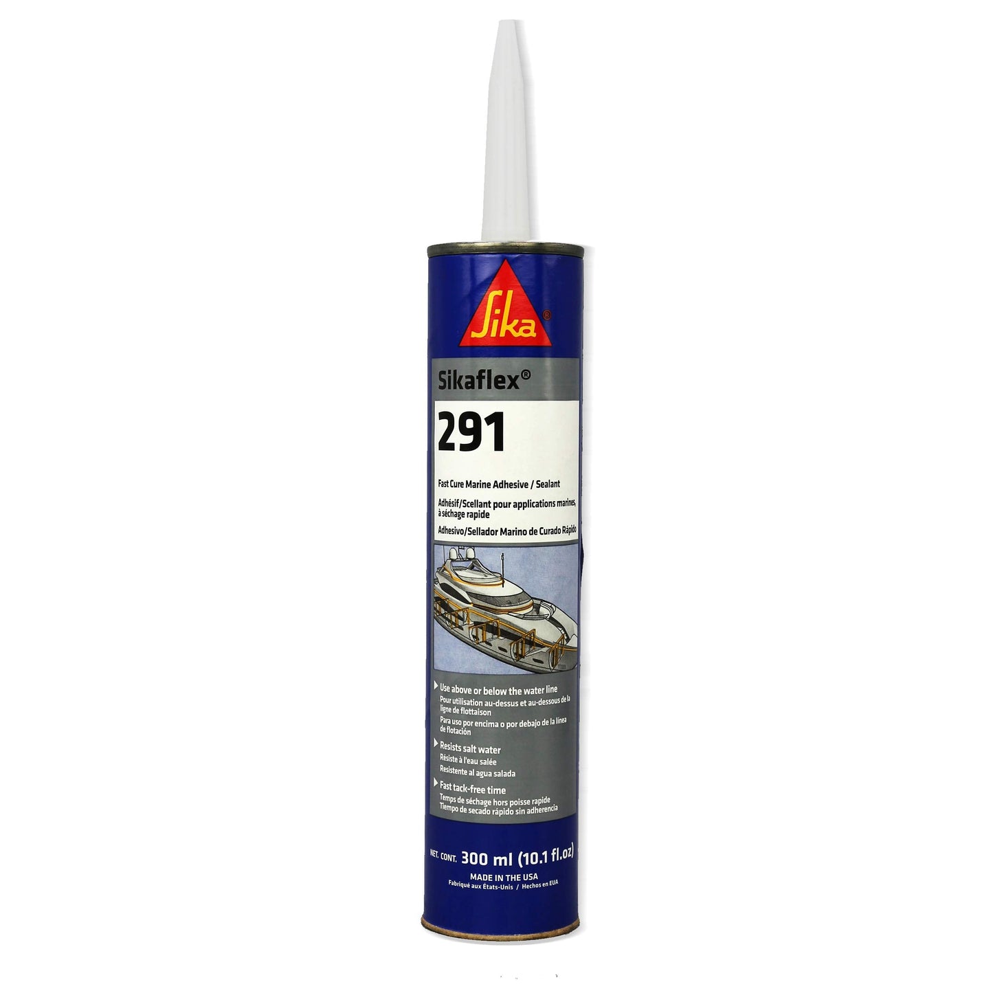 SIKA - Multi-Purpose Adhesive and sealant for Boats - Sikaflex-291 - Black - Marine use - Makes Elastic and Vibration-Resistant Seals - Low Odour - 300 mL 🍁 All In One Marketplace Canada