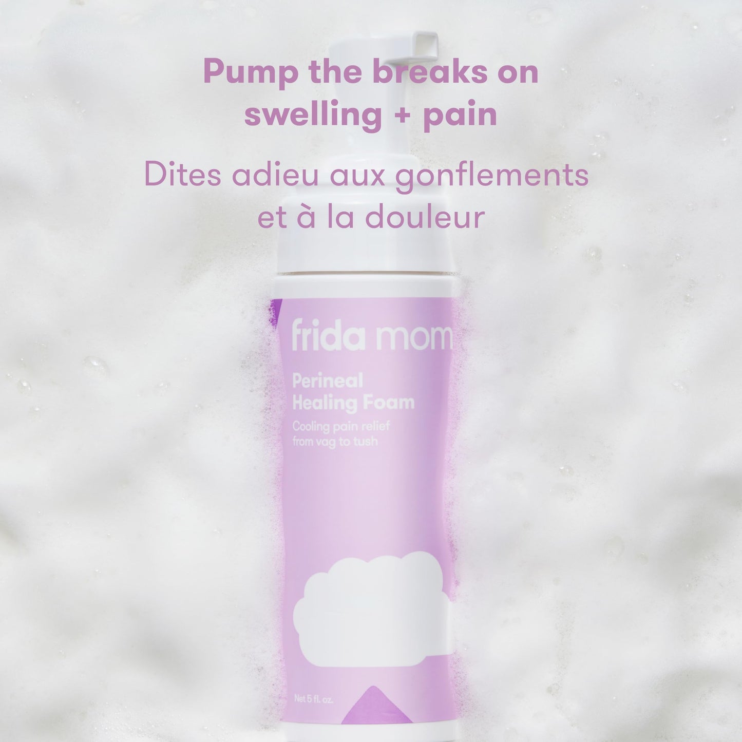 Frida Mom Witch Hazel Perineal Healing Foam for Postpartum Care, Cooling Pain Relief and Hemorrhoid Treatment, 5 Fl Oz 🍁 All In One Marketplace Canada