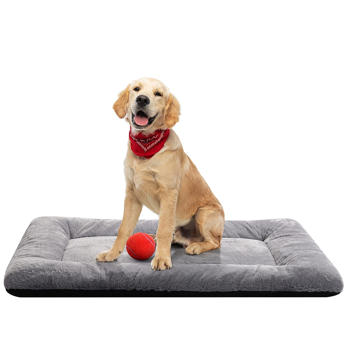 VERZEY Medium/Large Dog Bed Mat Crate Pad, 36" Metal Crates Fit, Ultra-Soft, Machine Washable & Anti-Slip Kennel Mat, Cozy Sleeping Mat for Medium/Large Dogs, Gray, 36L x 23W x 1H Inches 🍁 All In One Marketplace Canada