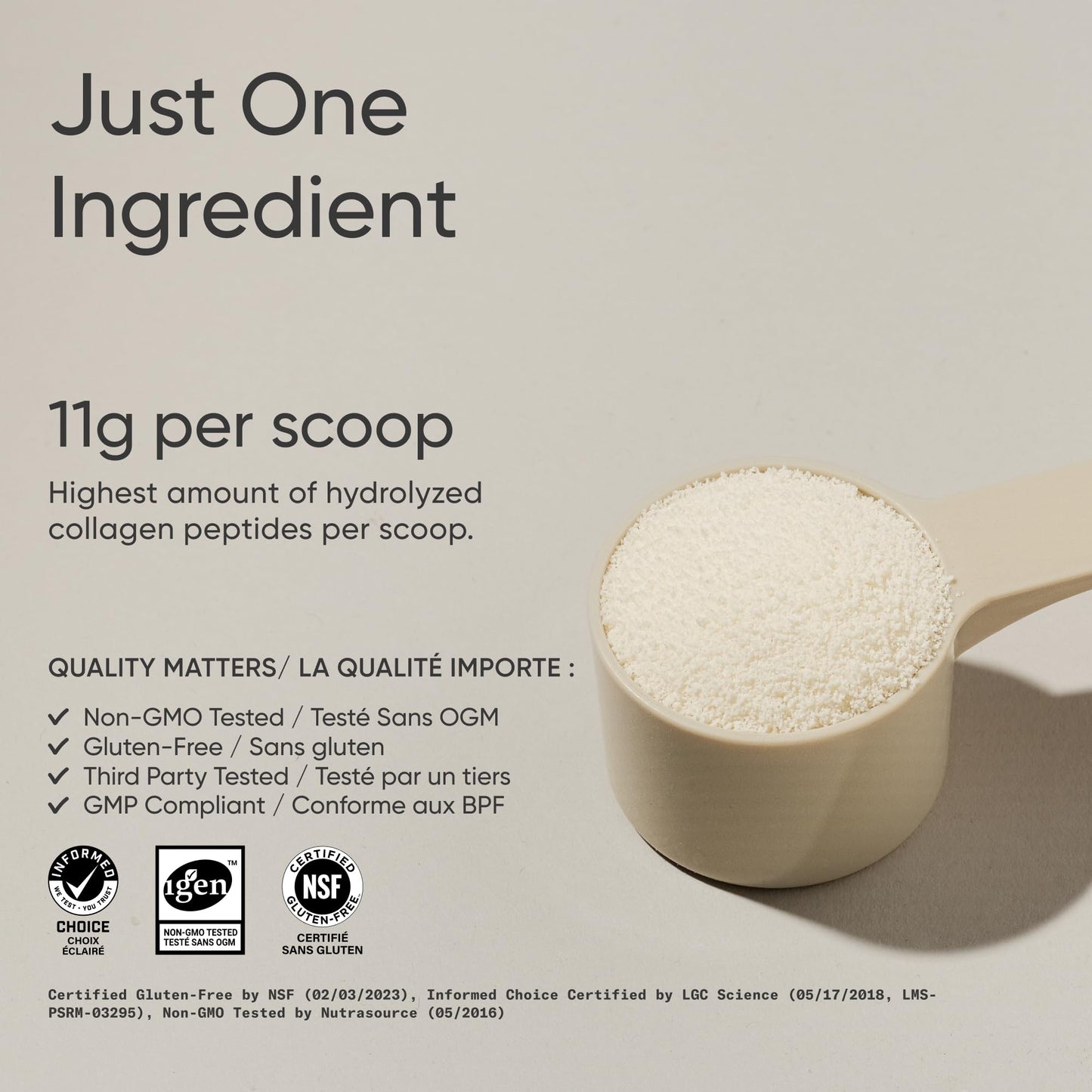 Sports Research® Premium Collagen Peptides Powder (32oz Jar) | Grass-Fed, Certified Paleo Friendly, Non-GMO and Gluten Free - Unflavored and Easy to Mix 🍁 All In One Marketplace Canada
