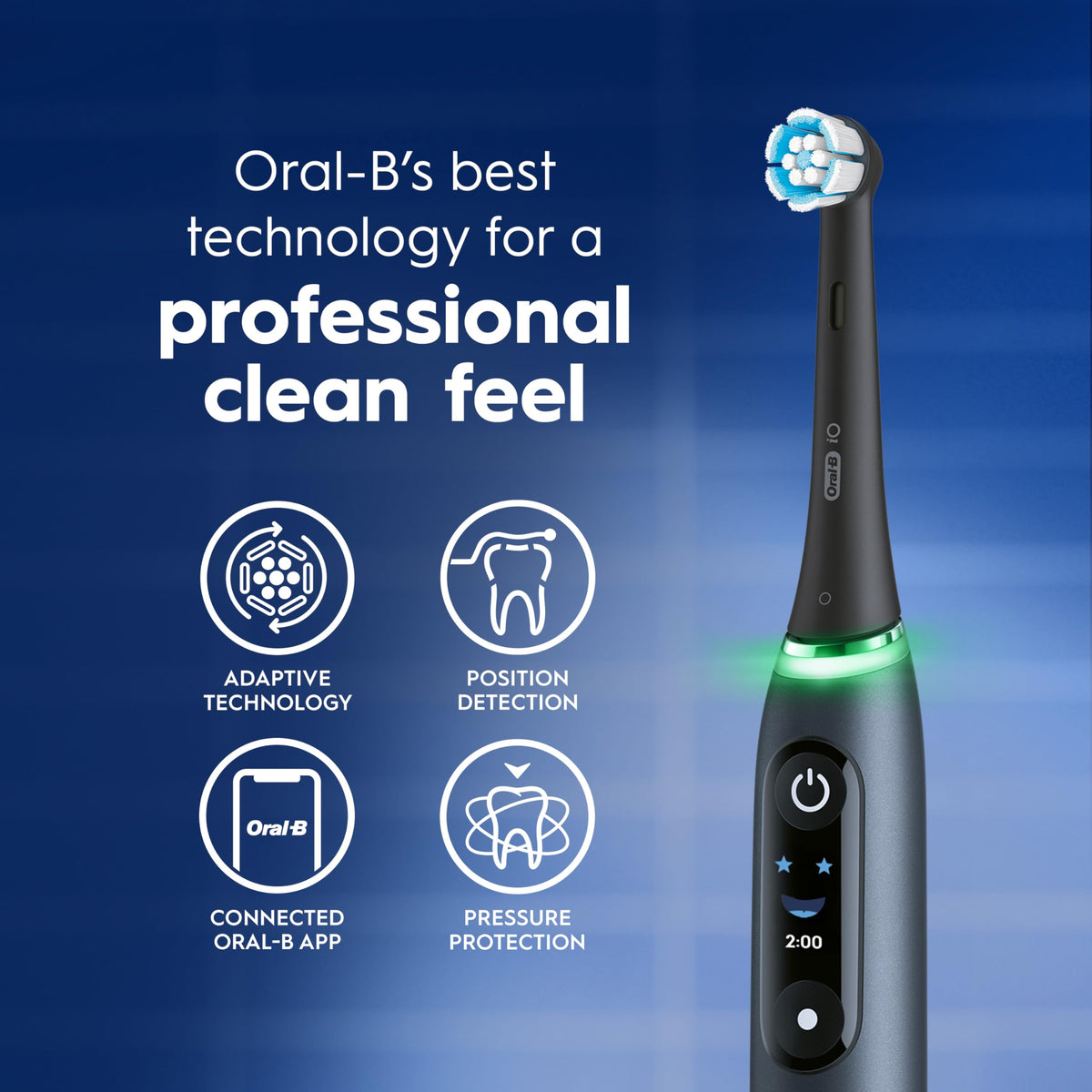 Oral-B iO Series 9 Electric Toothbrush with 4 Oral-B Replacement Brush Heads, Rose Quartz 🍁 All In One Marketplace Canada
