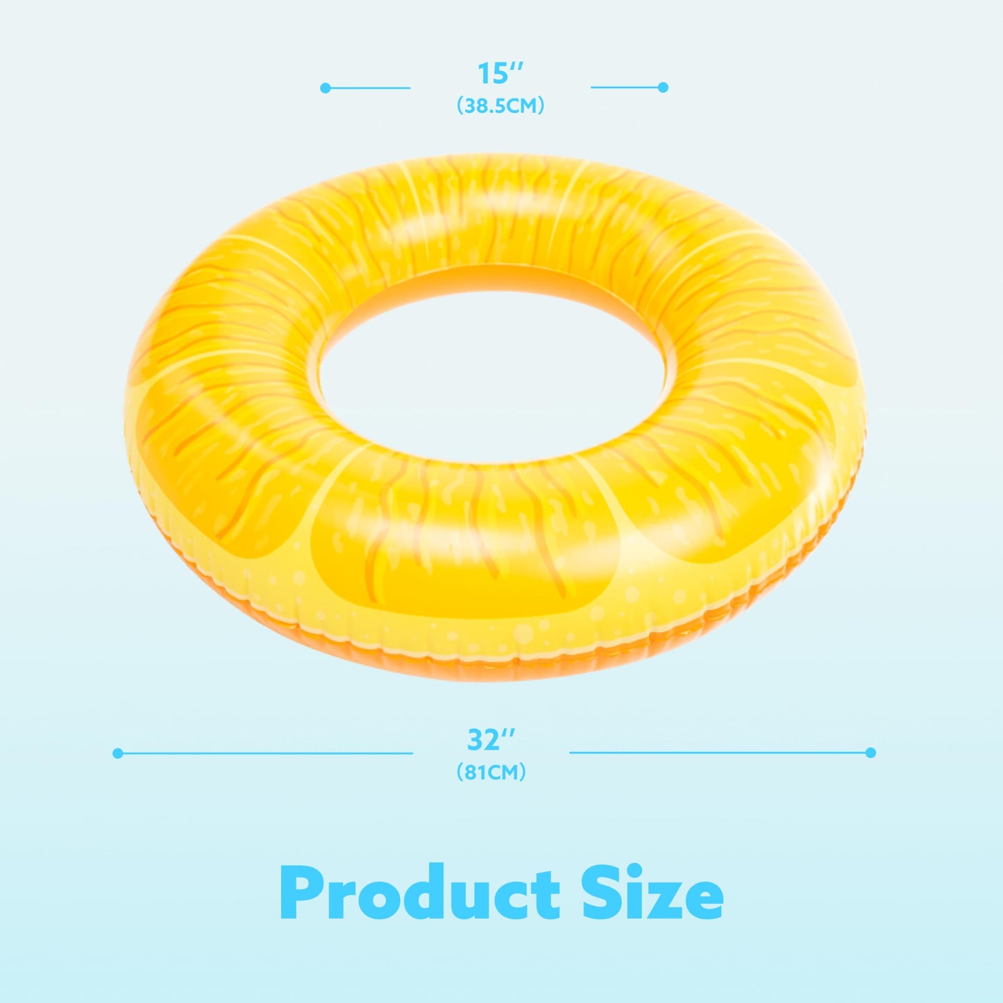 Sloosh 4 Pack Inflatable Pool Floats Pool Rings Swimming Tubes Swimming Toys Beach Swimming Party Toys for Kids and Adults 🍁 All In One Marketplace Canada