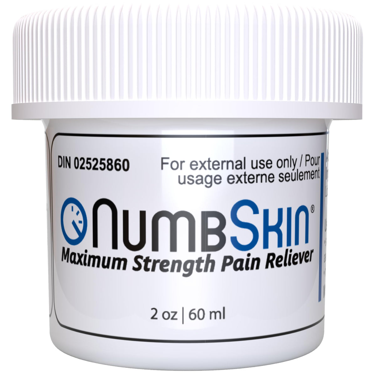 Numbskin 5% Lidocaine Numbing Cream – Fast-Acting Topical Anesthetic for Temporary Pain Relief – Commonly Used Before Tattoo, Microneedling, Waxing & Piercing – With Vitamin E – 2 oz (56 g) 🍁 All In One Marketplace Canada