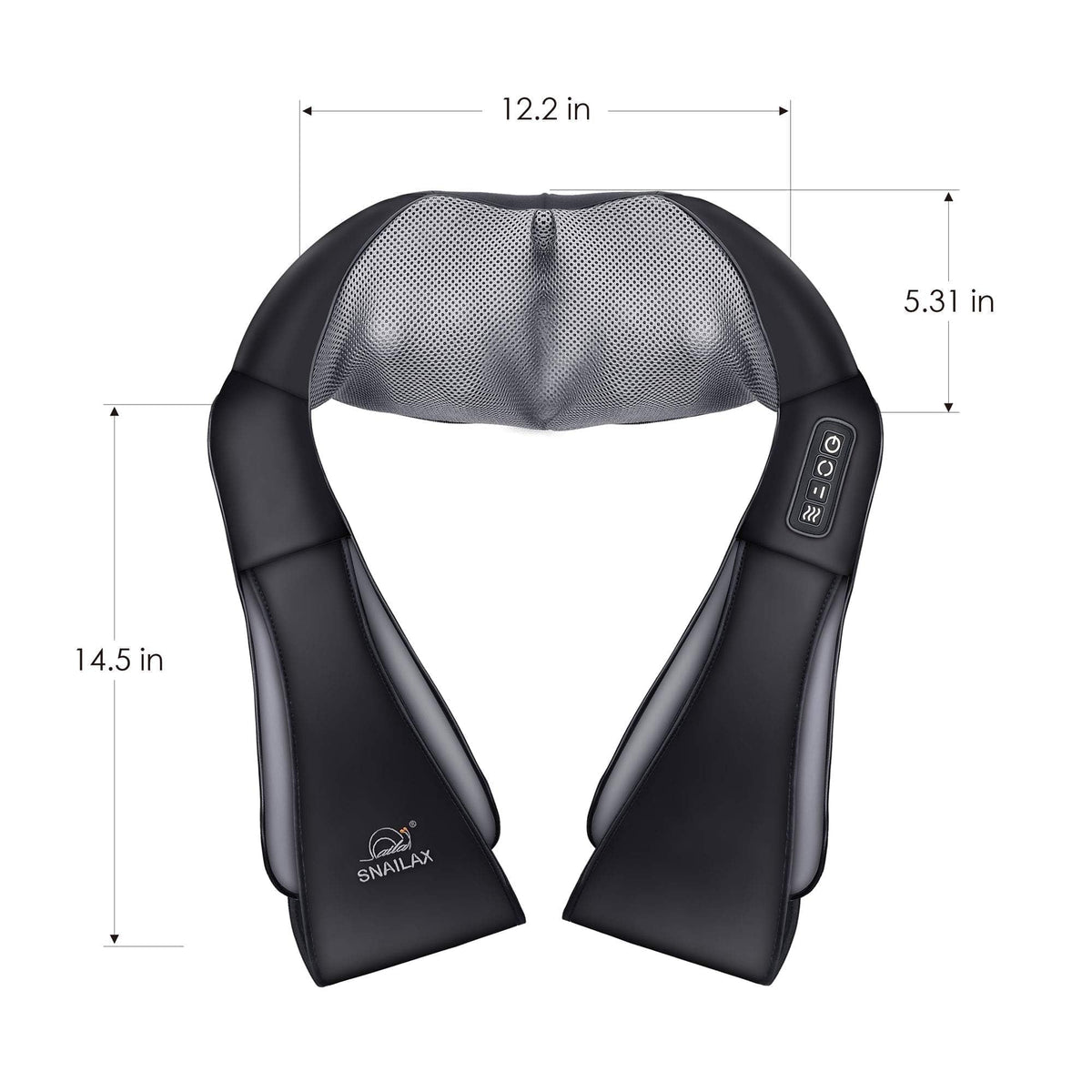 Snailax Cordless Shiatsu Neck Massager, Kneading Shoulder Massage with Heat 🍁 All In One Marketplace Canada
