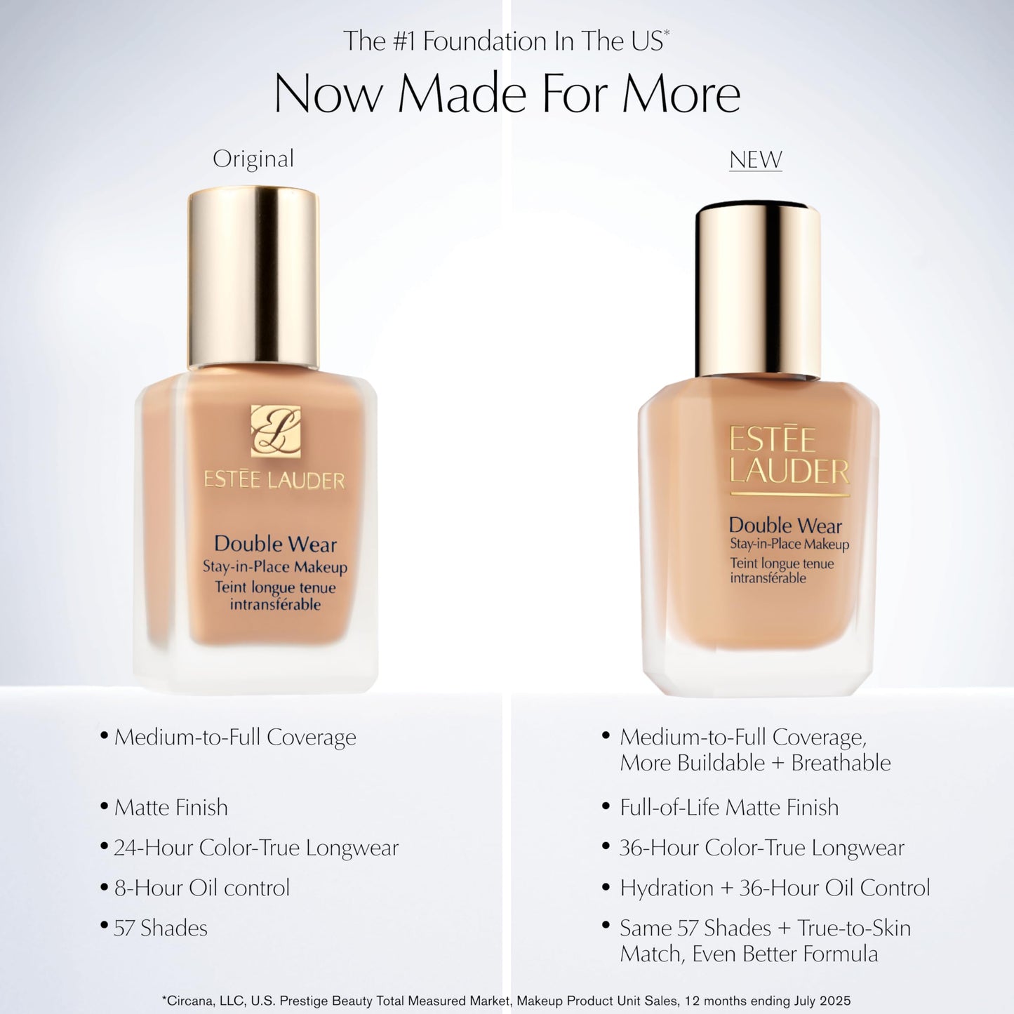Estée Lauder Double Wear Stay-in-Place 24-Hour Long-Wear Matte Foundation, 30 ml, 2N1 Desert Beige 🍁 All In One Marketplace Canada