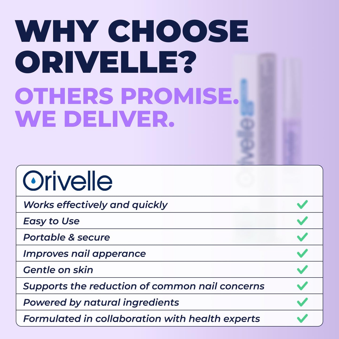 Orivelle Toenail Care Pen - Extra Strength Toe Nail Remedy - Professional Nail Solution for Fingernail with Tea Tree Oil (Pack of 4) 🍁 All In One Marketplace Canada