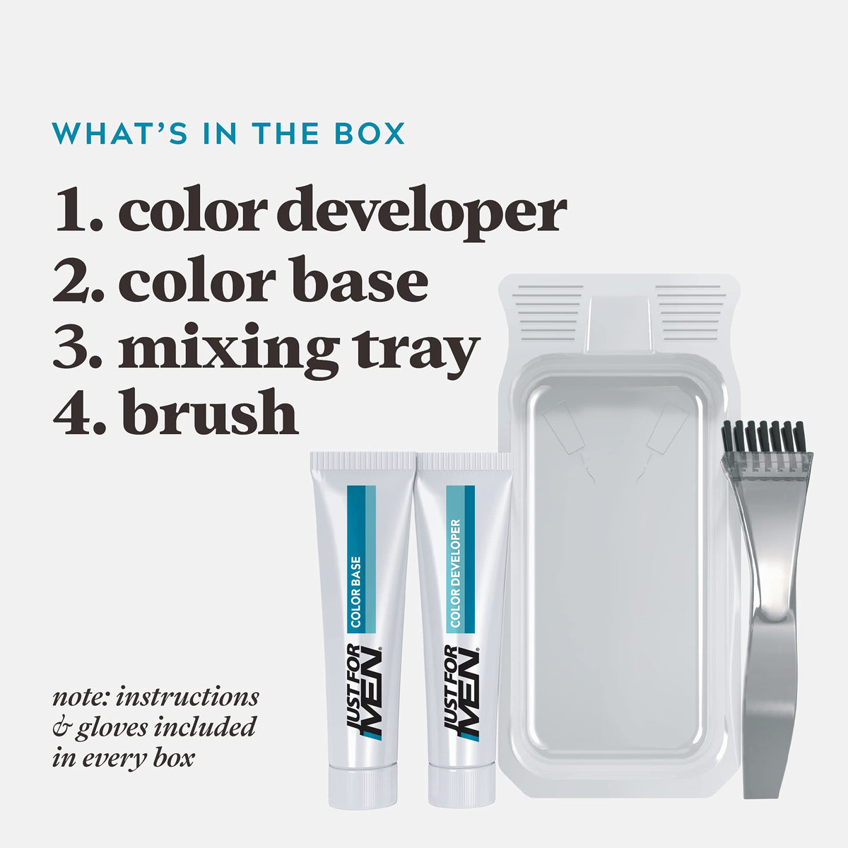 Just For Men Mustache & Beard, Beard Dye for Men with Brush Included for Easy Application, With Biotin Aloe and Coconut Oil for Healthy Facial Hair, Light Brown, M-25 (3 Count) 🍁 All In One Marketplace Canada