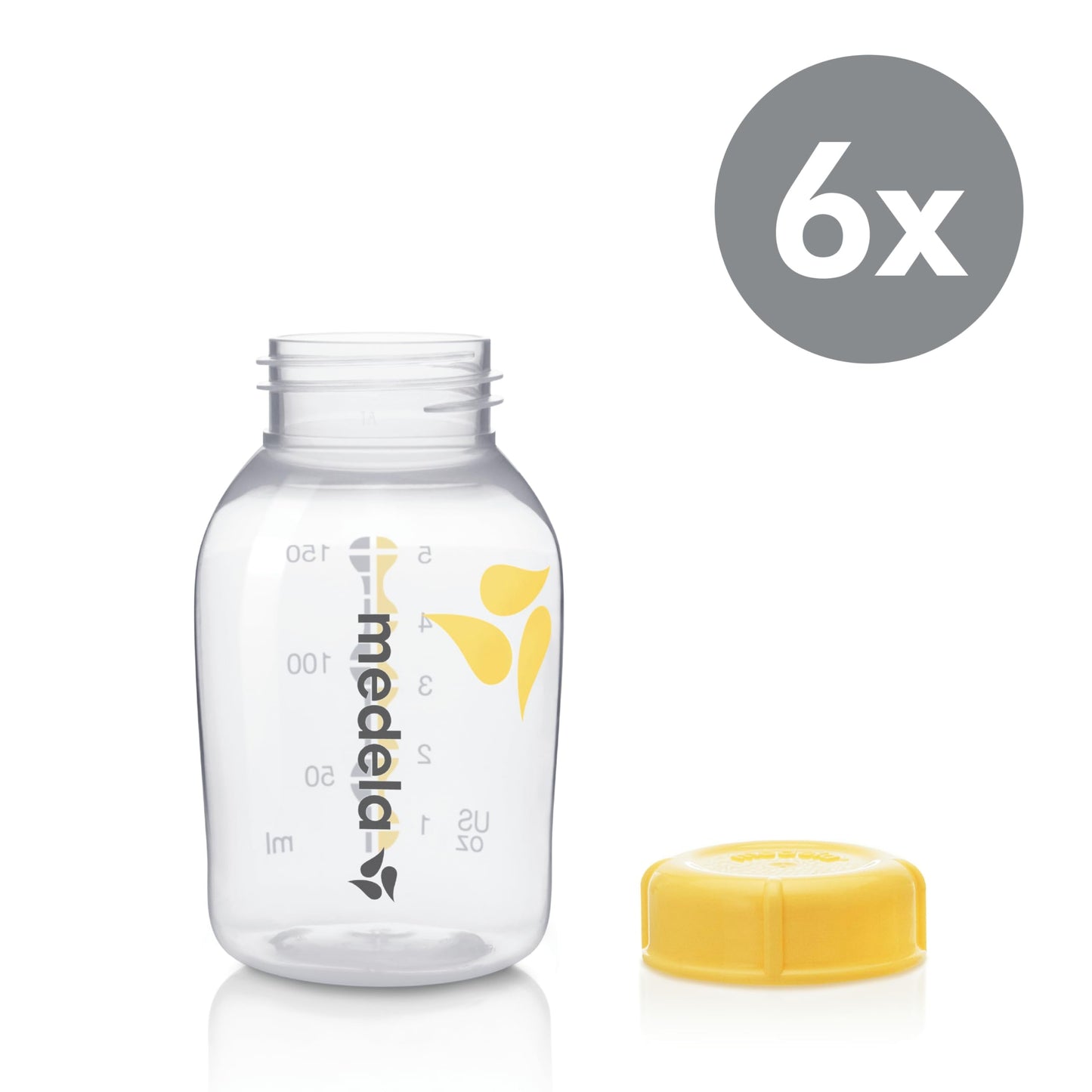 Medela Breast Milk Collection and Storage Bottles, 6 Pack, 5 Ounce Breastmilk Container, Compatible with Medela Breast Pumps and Made Without BPA 🍁 All In One Marketplace Canada