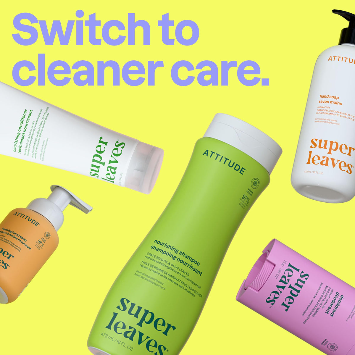 ATTITUDE Body Wash, Made in Canada, EWG Verified Shower Gel, Dermatologically Tested, Plant and Mineral-Based, Vegan Personal Care Products, Coconut & Wild Berries Scent, Bulk Refill, 2 Liters 🍁 All In One Marketplace Canada