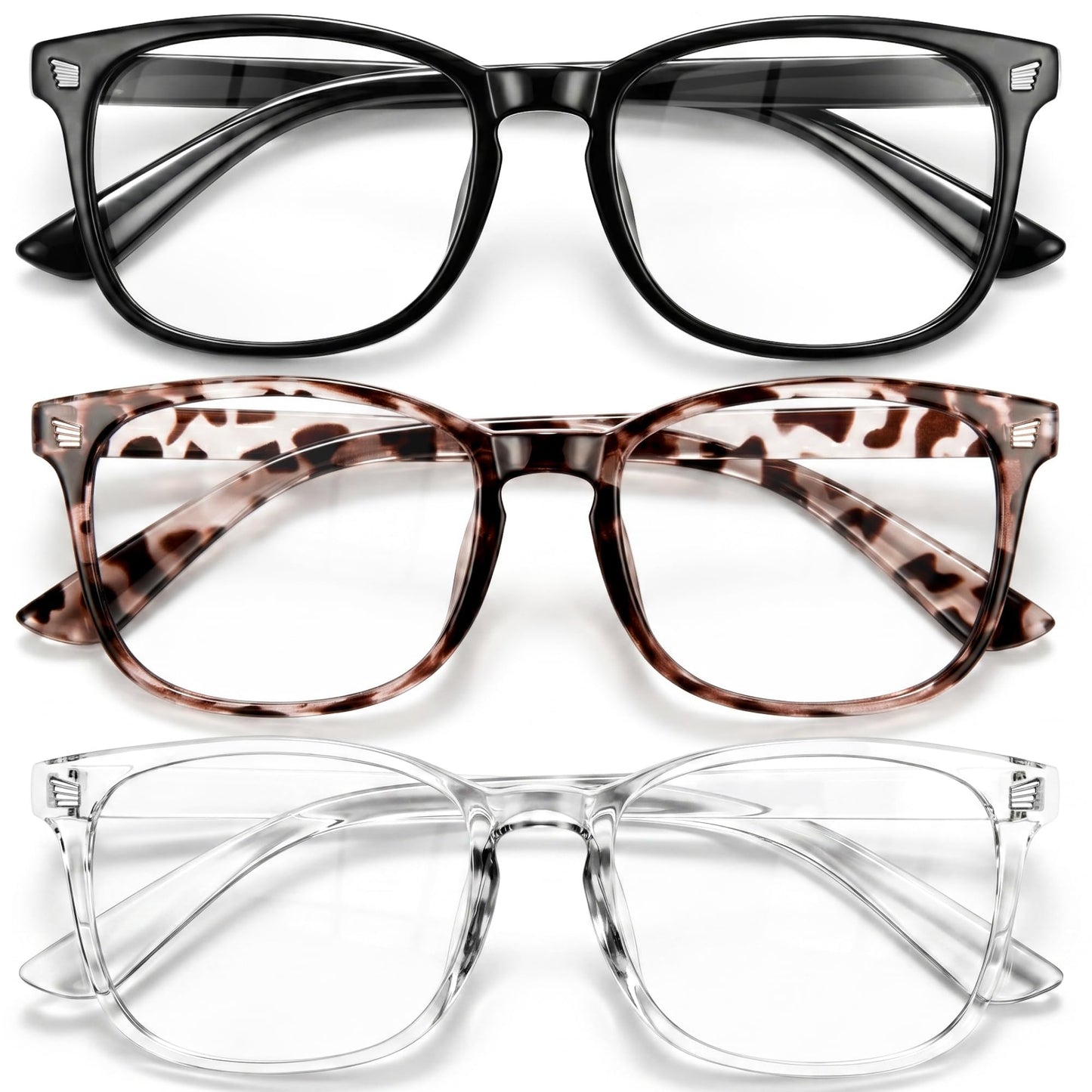 Gaoye Blue Light Blocking Glasses, Fashion Square Fake Nerd Eyewear Anti UV Ray Computer Gaming Eyeglasses Women/Men 🍁 All In One Marketplace Canada