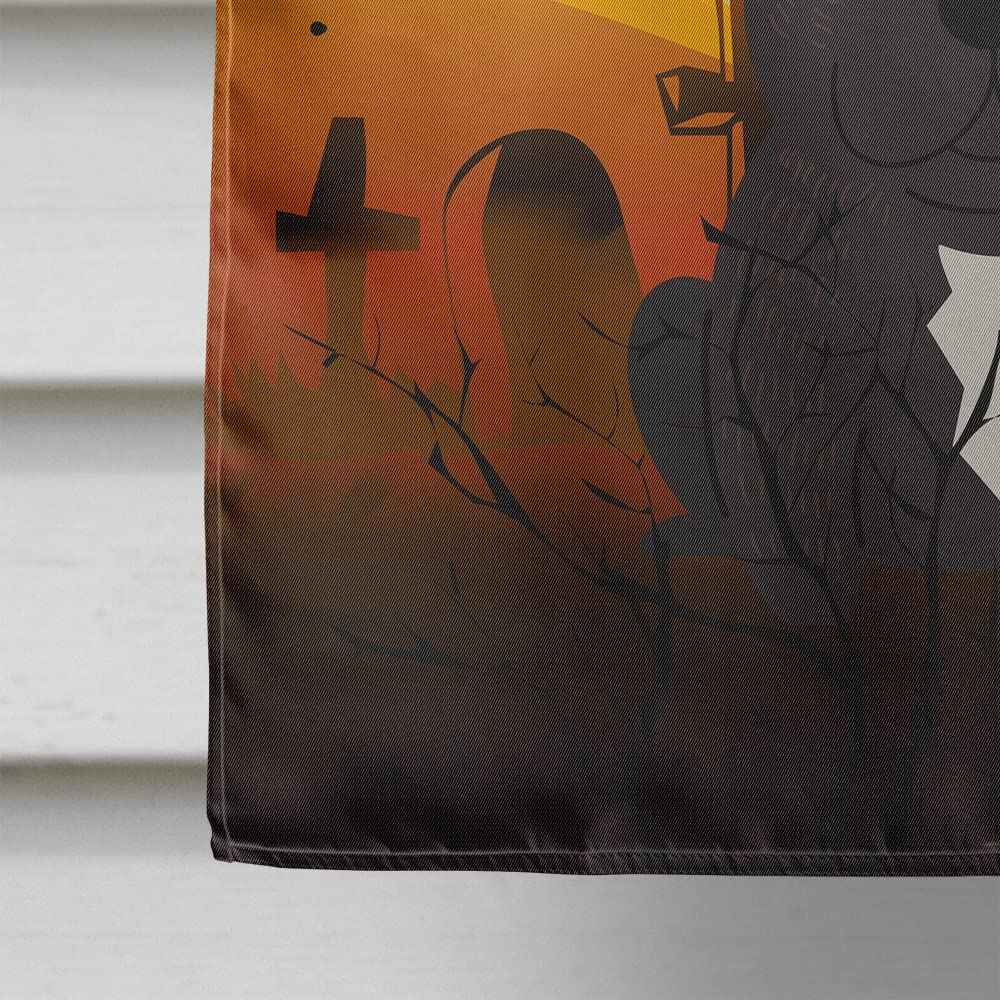 Caroline's Treasures BB4275CHF Halloween French Bulldog Brindle Canvas House Size Flag, Large, Multicolor