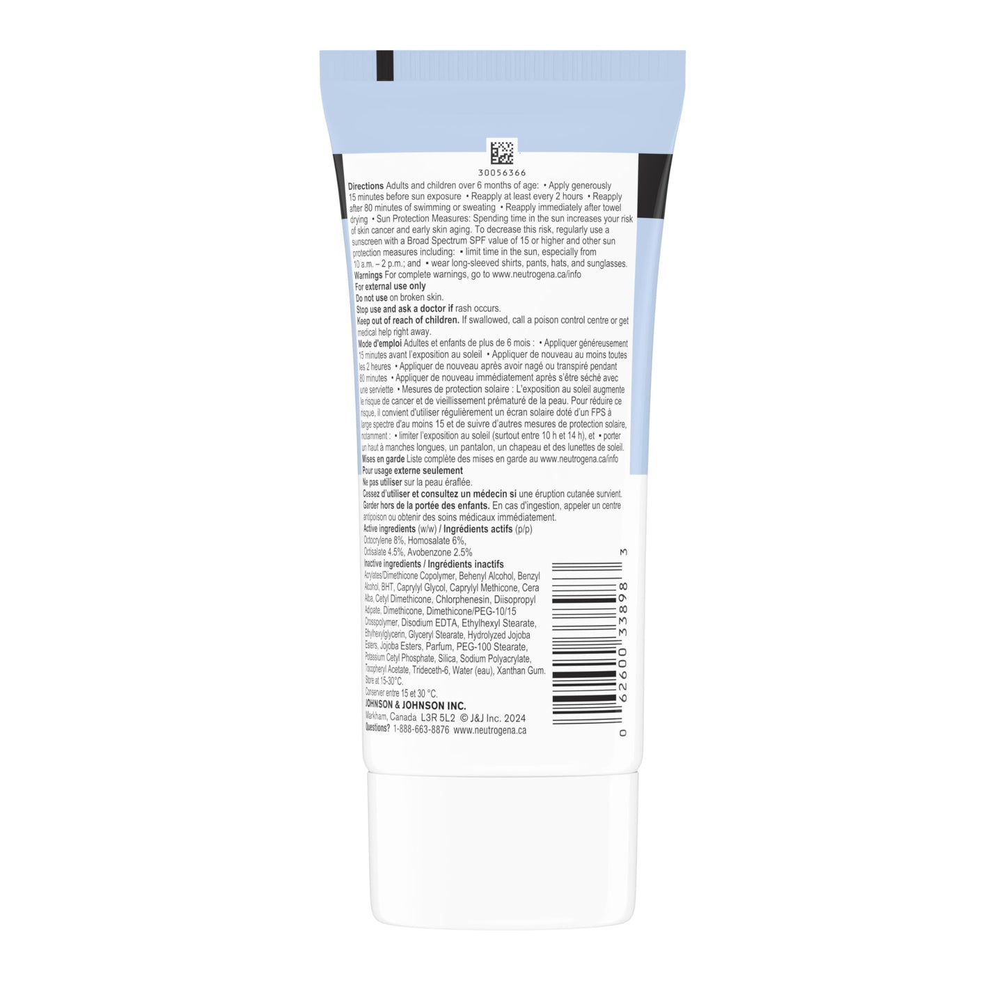 Neutrogena Sunscreen Lotion SPF 30, Ultra Sheer Dry-Touch Sun Cream, Oxybenzone-free, Dermatologist-tested, Water Resistant & Non-Greasy, 147mL 🍁 All In One Marketplace Canada
