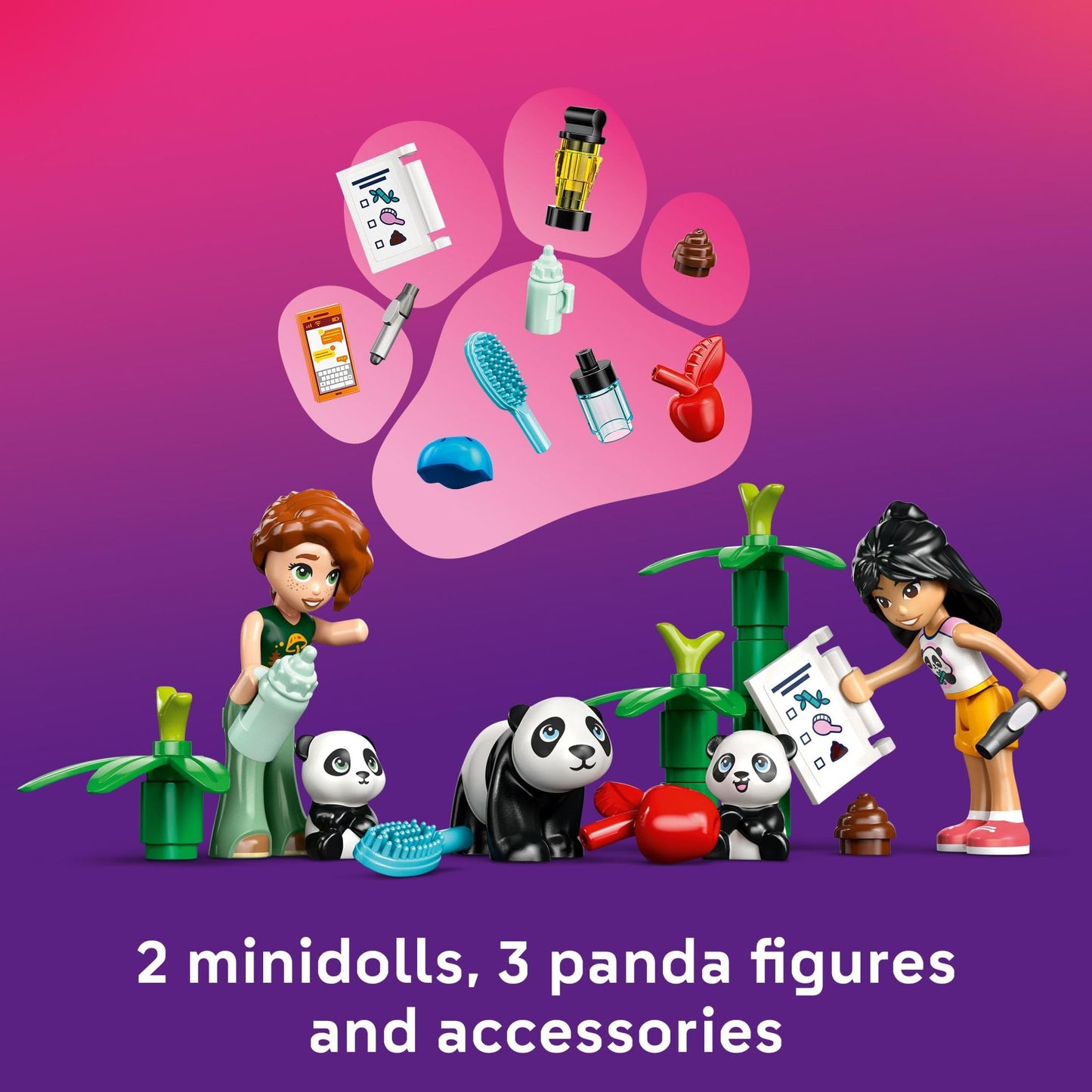 LEGO Friends Panda Sanctuary Animal Care Pretend Play Toy for Girls & Boys - Interactive Storytelling & Building Playset with Panda Toys for Kids, Ages 7+ - Gift Idea for Birthdays - 42648 🍁 All In One Marketplace Canada