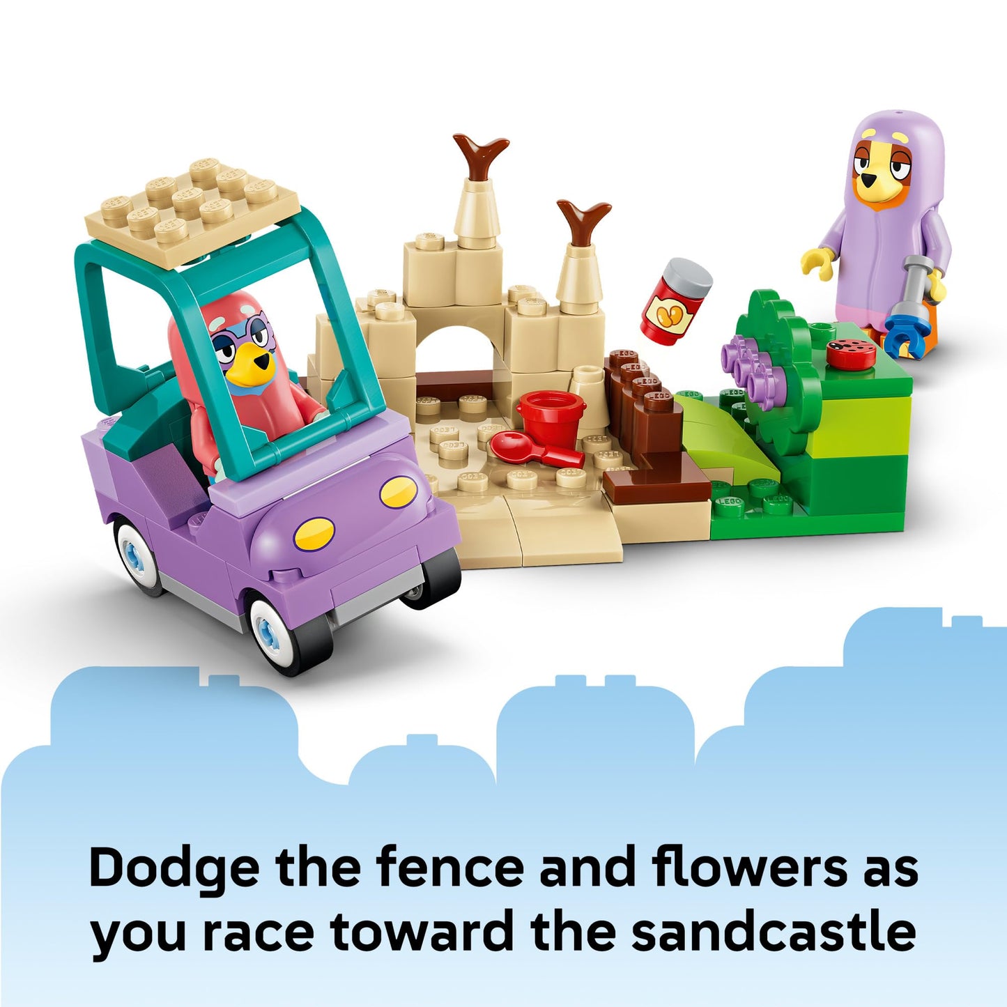 LEGO Bluey Grannies with Bingo and Bluey - Building Toy for Girls & Boys, Ages 4+ - Toddler Car & Playset with 2 Characters - Gift for Birthdays - 11216 🍁 All In One Marketplace Canada